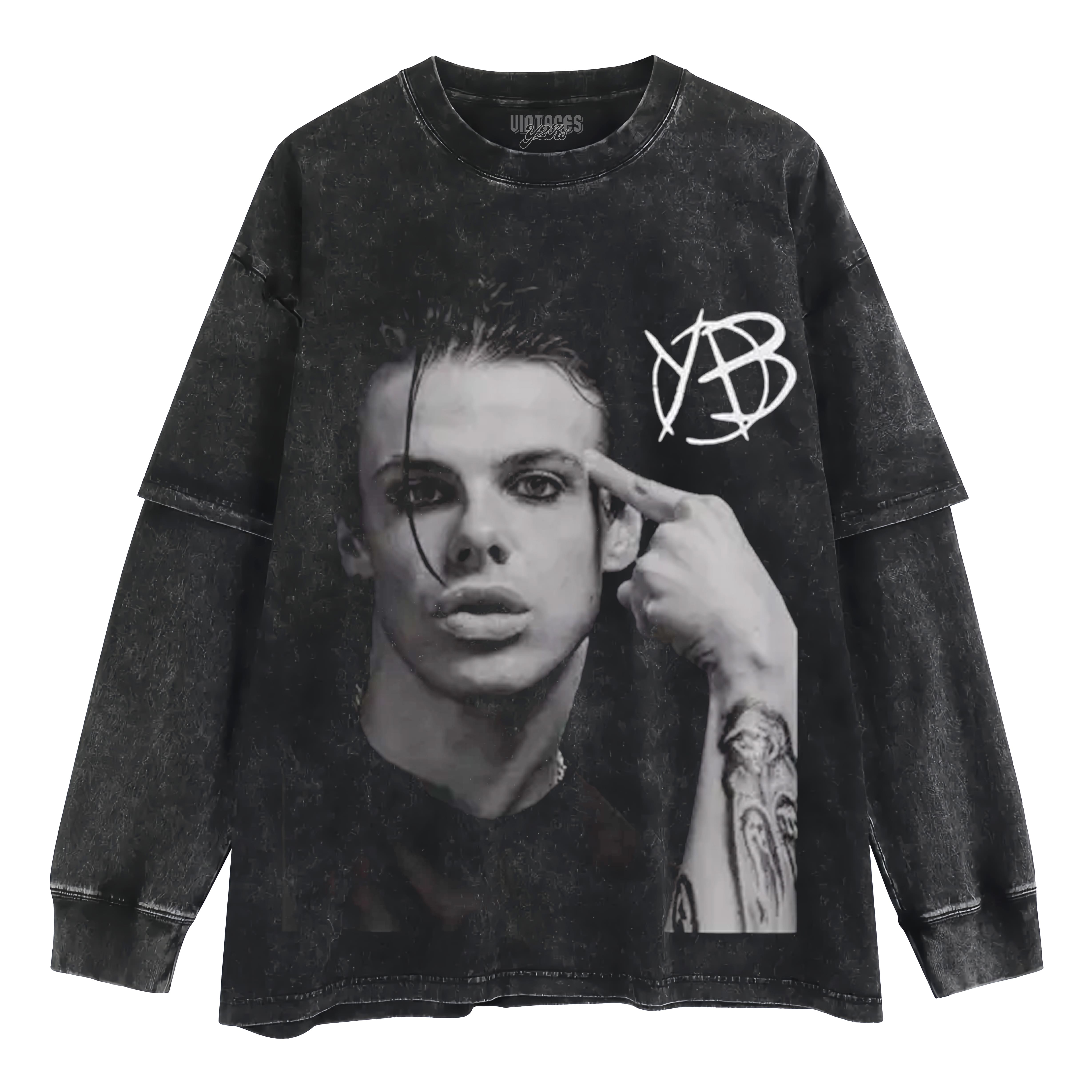 YUNGBLUD & ZOMBIE LAYERED LONG SLEEVE