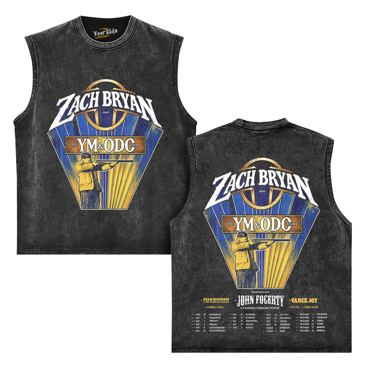 ZACH BRYAN TOUR TANK TOP & TEE