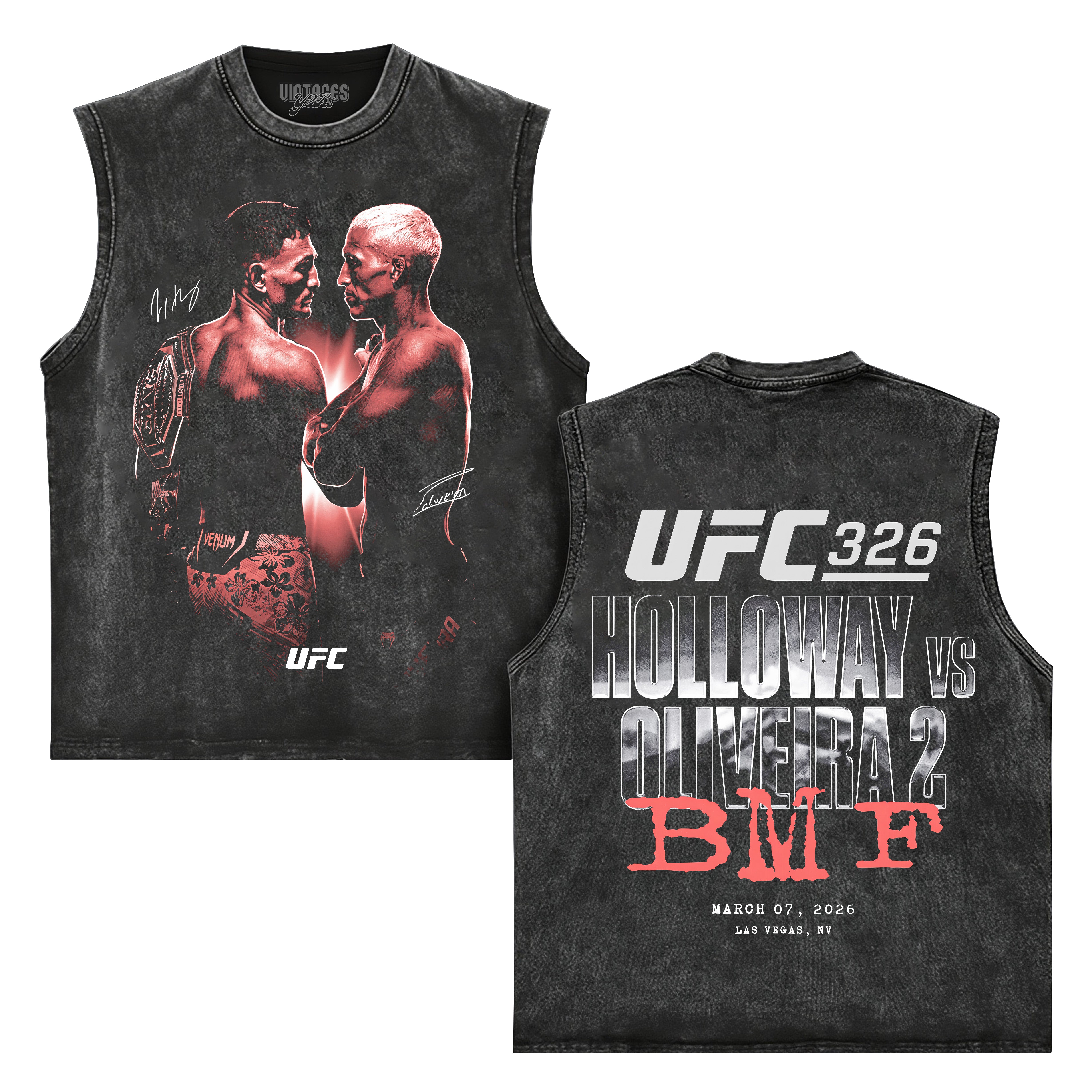 CHARLES OLIVEIRA - UFC 326 MATCHUP BOXY TANK TOP