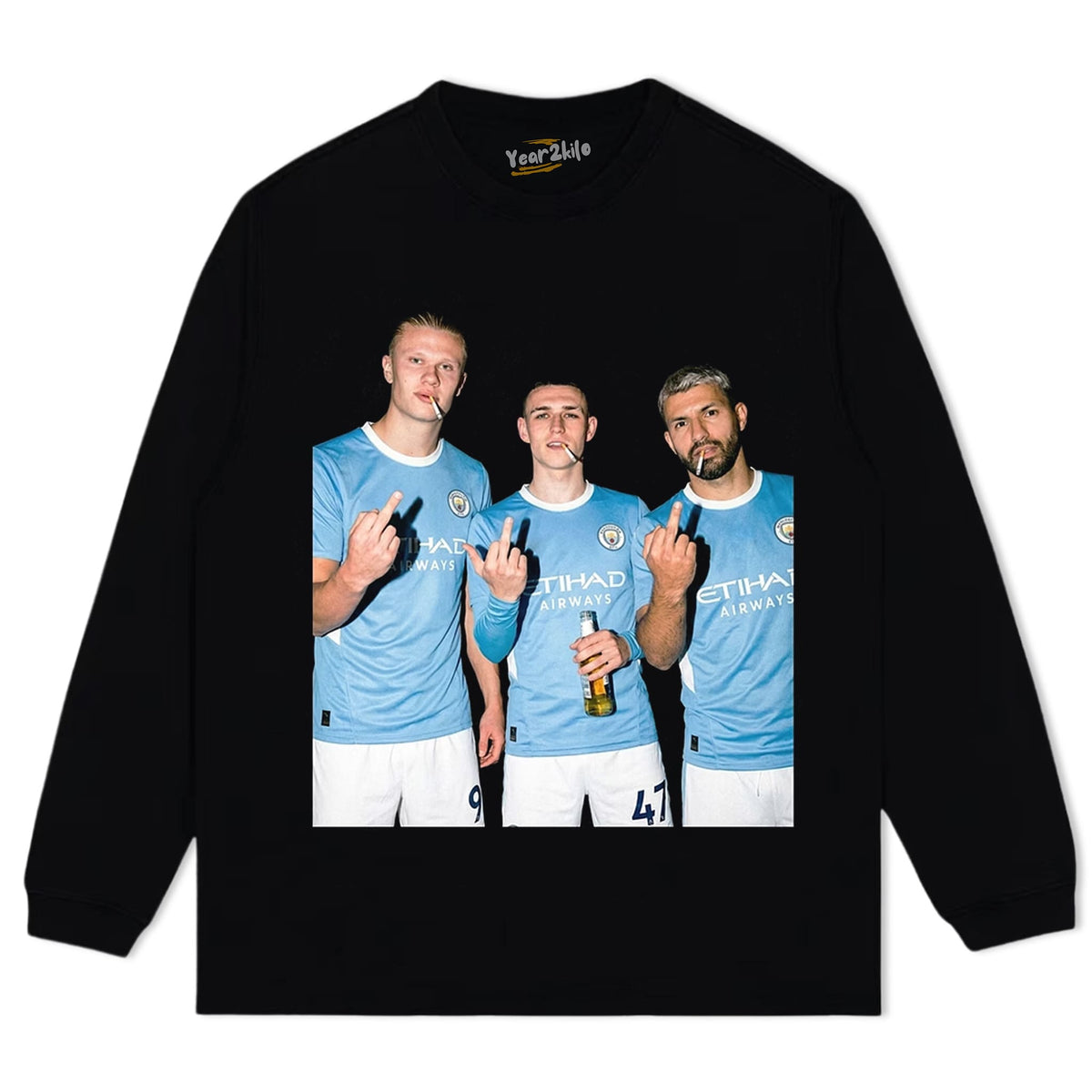 HAALAND & FODEN & AGÜERO MCI SOCCER V2 TANK TOP & TEE & LONG SLEEVE & LAYERED LS & HOODIE
