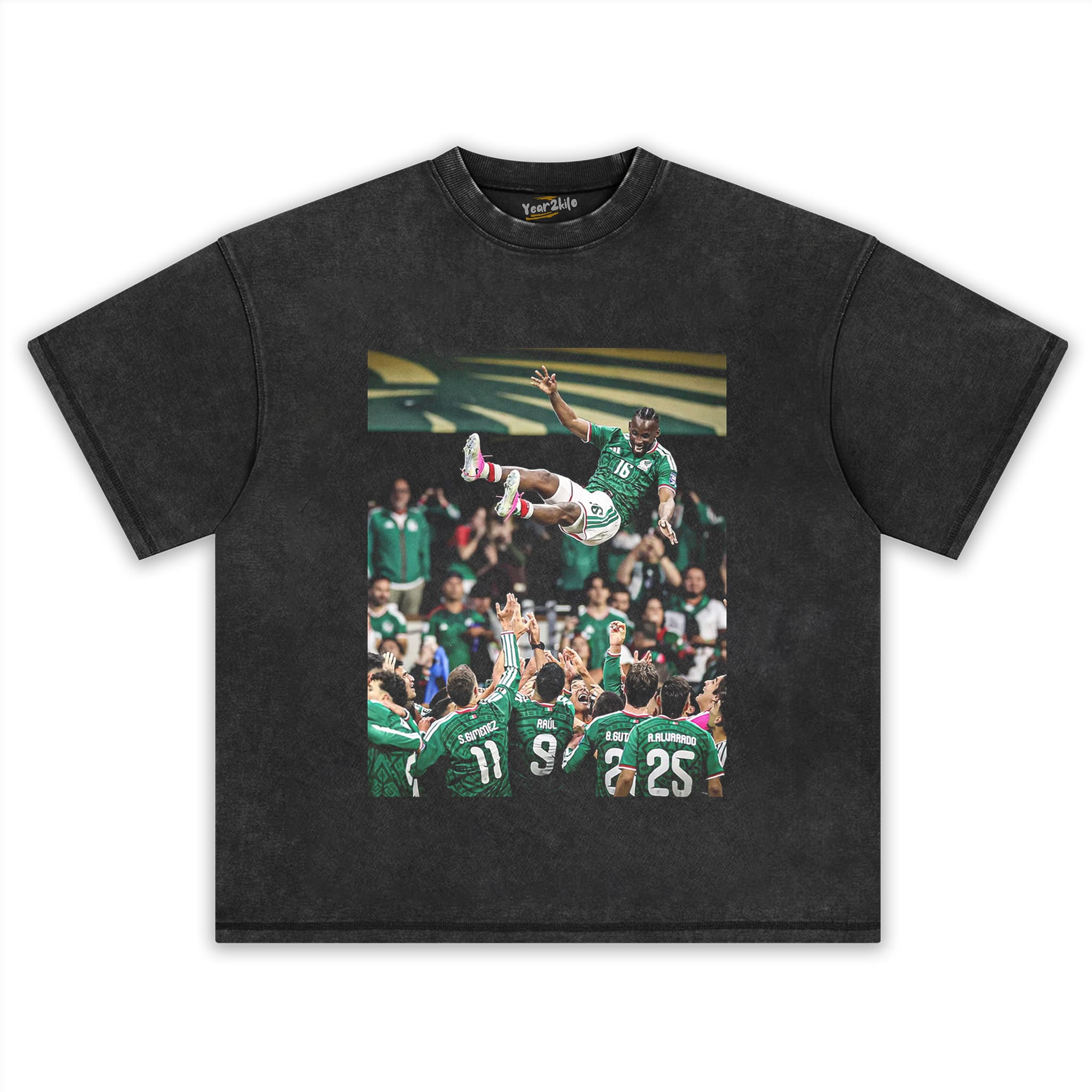 2026 WORLD CUP MEXICO TEAM HONOR JULIÁN QUIÑONES V2 TANK TOP & TEE & LONG SLEEVE & LAYERED LS & HOODIE