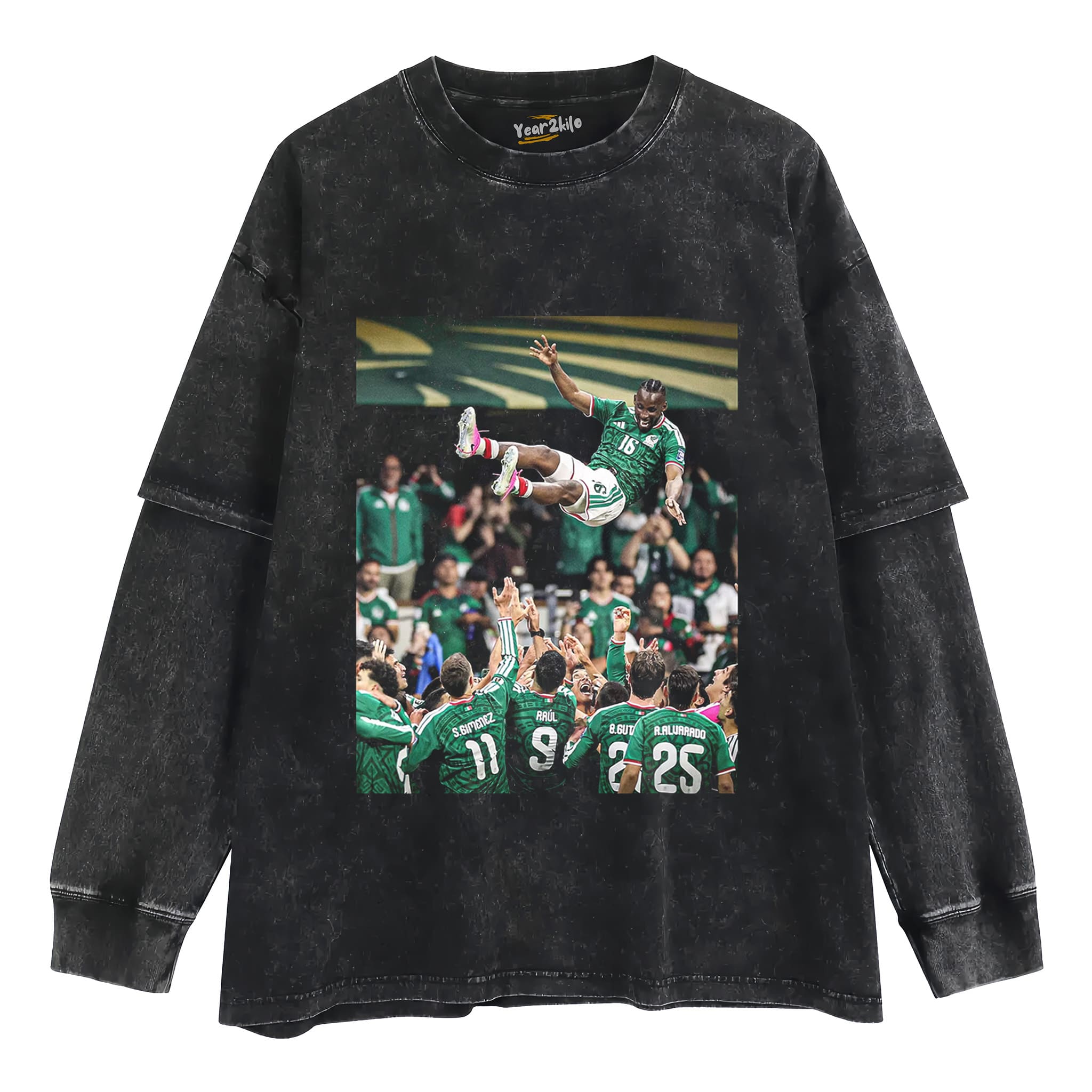 2026 WORLD CUP MEXICO TEAM HONOR JULIÁN QUIÑONES V2 TANK TOP & TEE & LONG SLEEVE & LAYERED LS & HOODIE