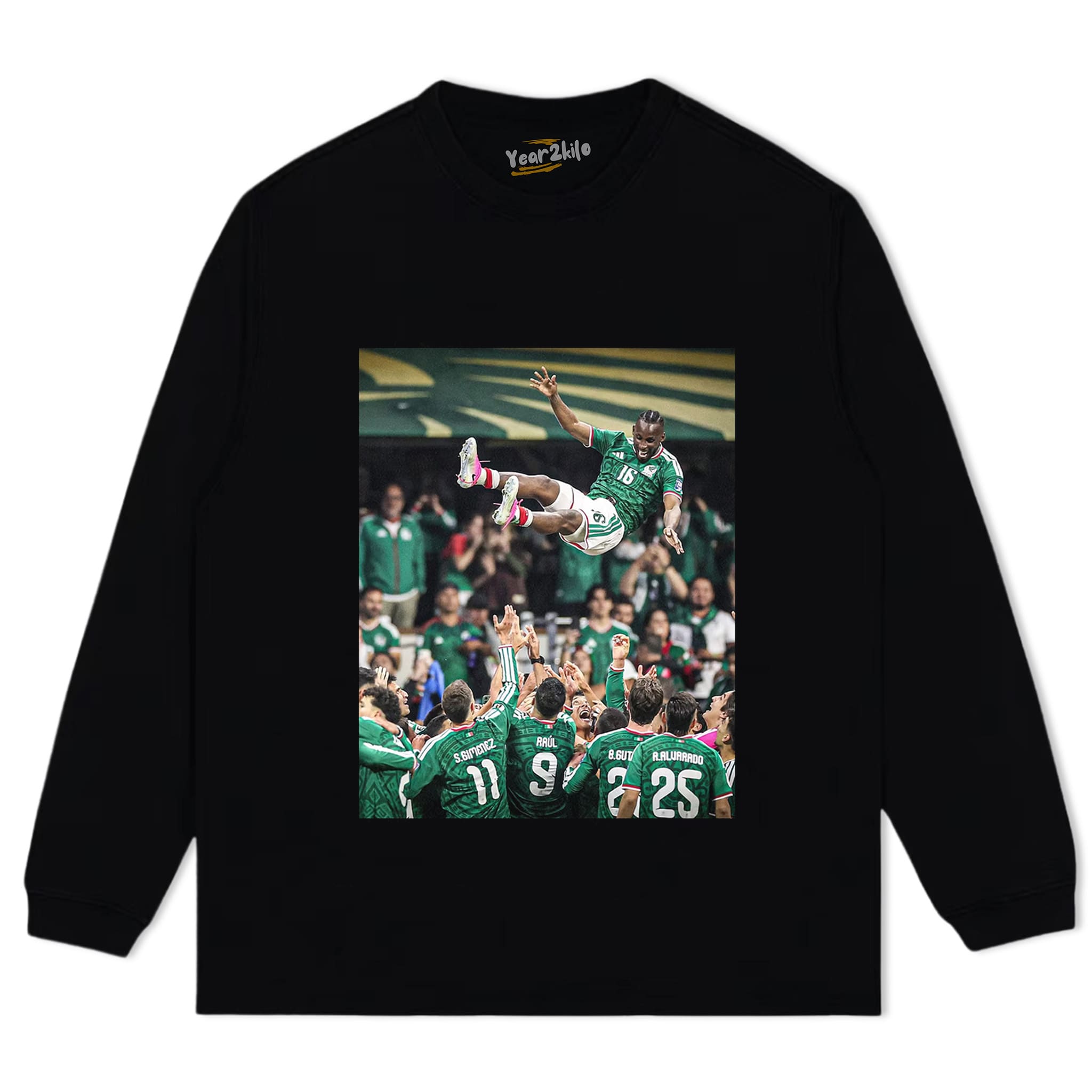 2026 WORLD CUP MEXICO TEAM HONOR JULIÁN QUIÑONES V2 TANK TOP & TEE & LONG SLEEVE & LAYERED LS & HOODIE