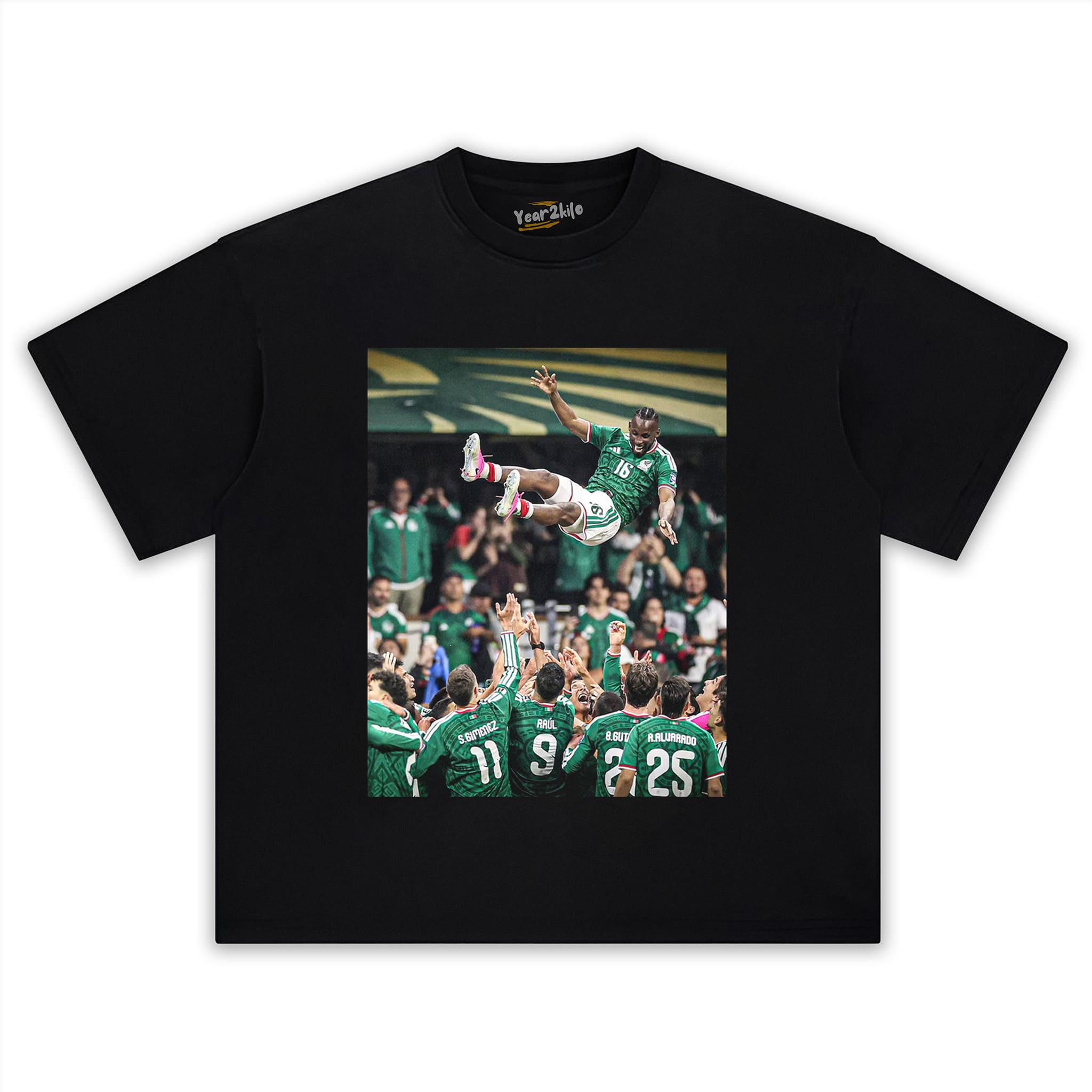 2026 WORLD CUP MEXICO TEAM HONOR JULIÁN QUIÑONES V2 TANK TOP & TEE & LONG SLEEVE & LAYERED LS & HOODIE