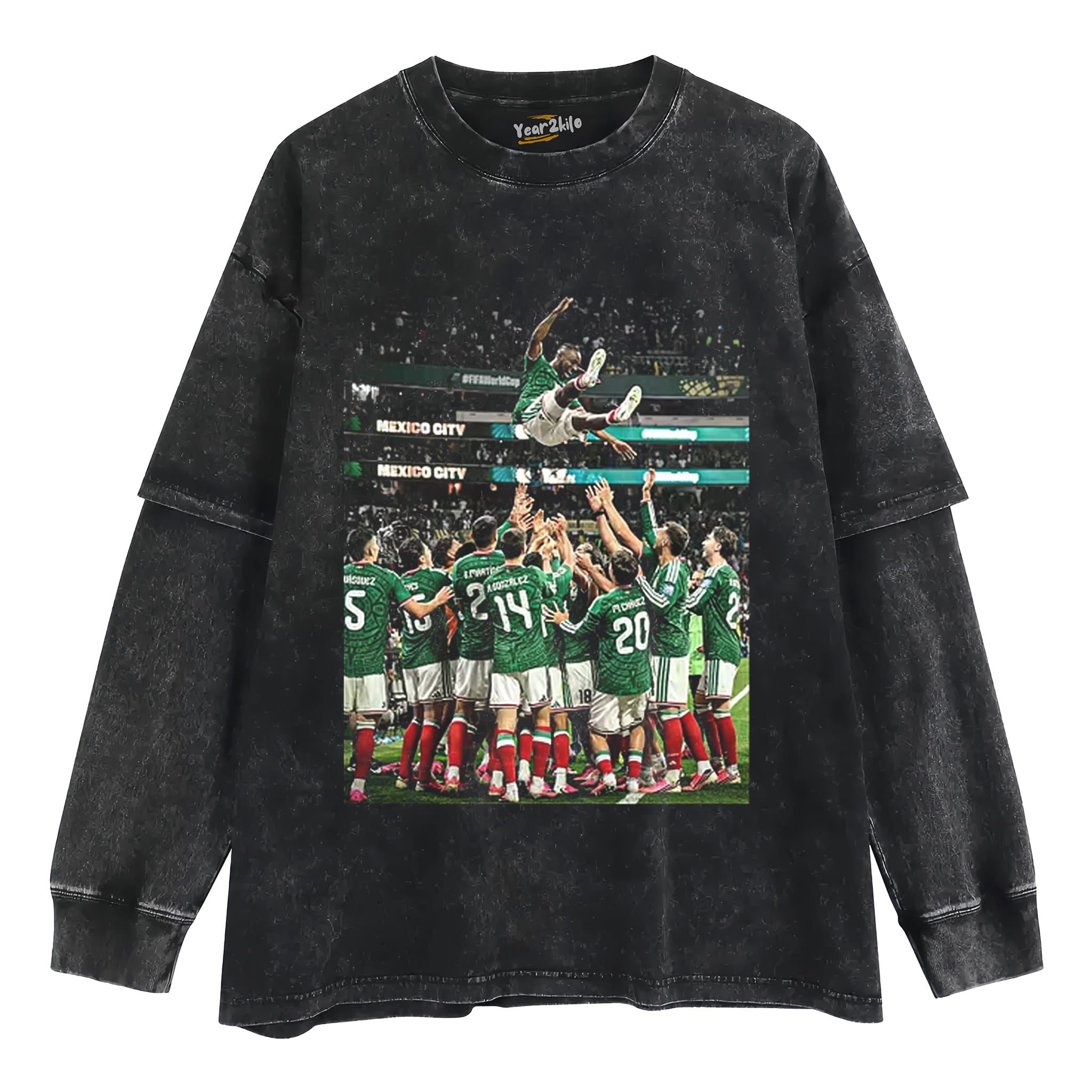 2026 WORLD CUP MEXICO TEAM HONOR JULIÁN QUIÑONES TANK TOP & TEE & LONG SLEEVE & LAYERED LS & HOODIE