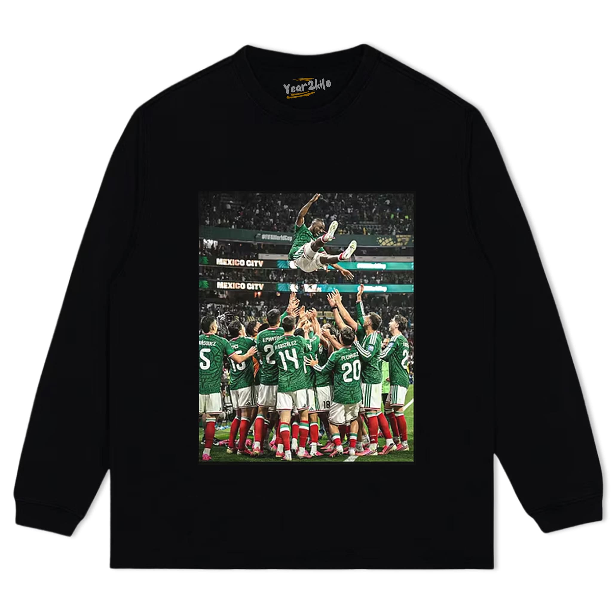 2026 WORLD CUP MEXICO TEAM HONOR JULIÁN QUIÑONES TANK TOP & TEE & LONG SLEEVE & LAYERED LS & HOODIE
