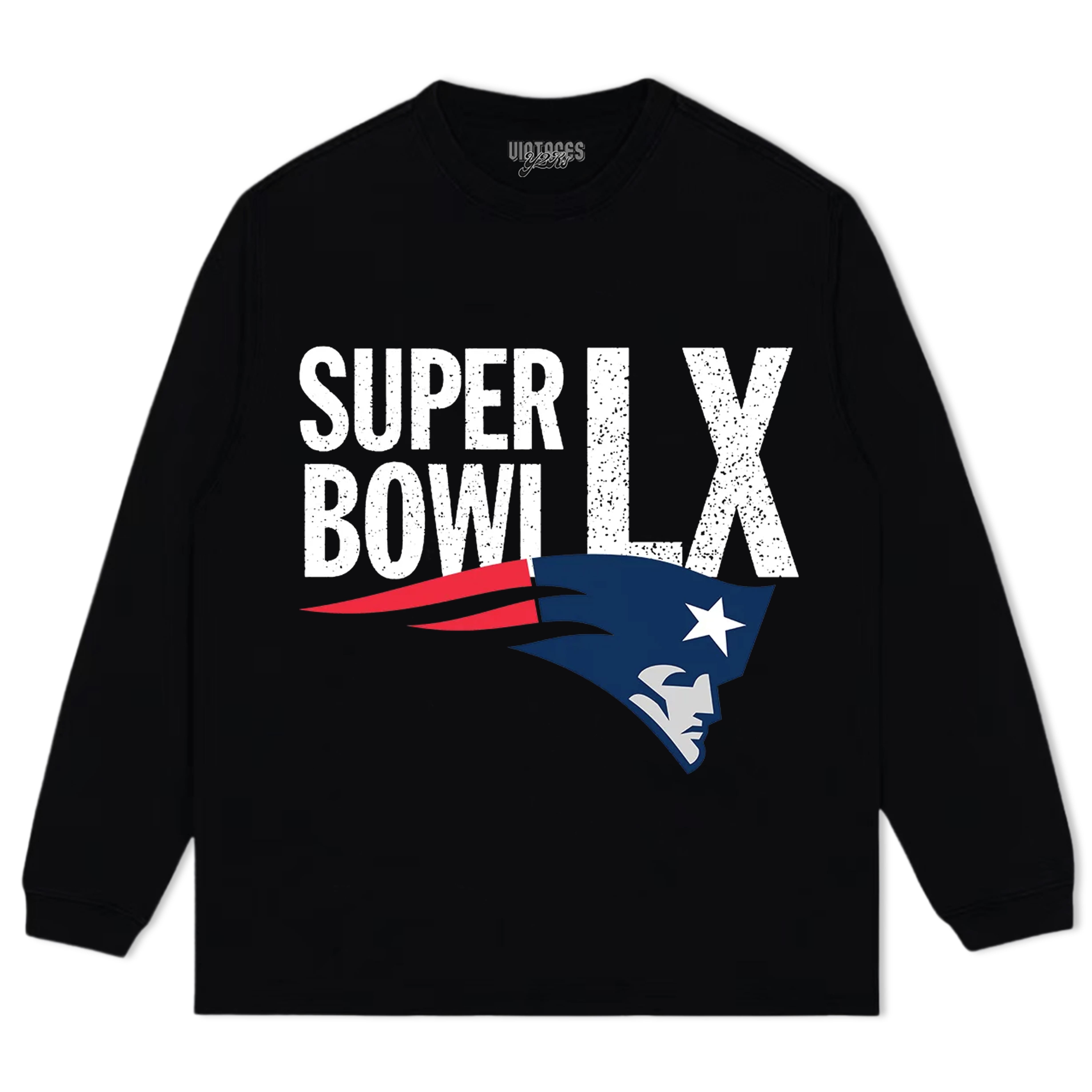 2026 SUPER BOWL LX & NEW ENGLAND PATRIOTS TEE & LS & HOODIE
