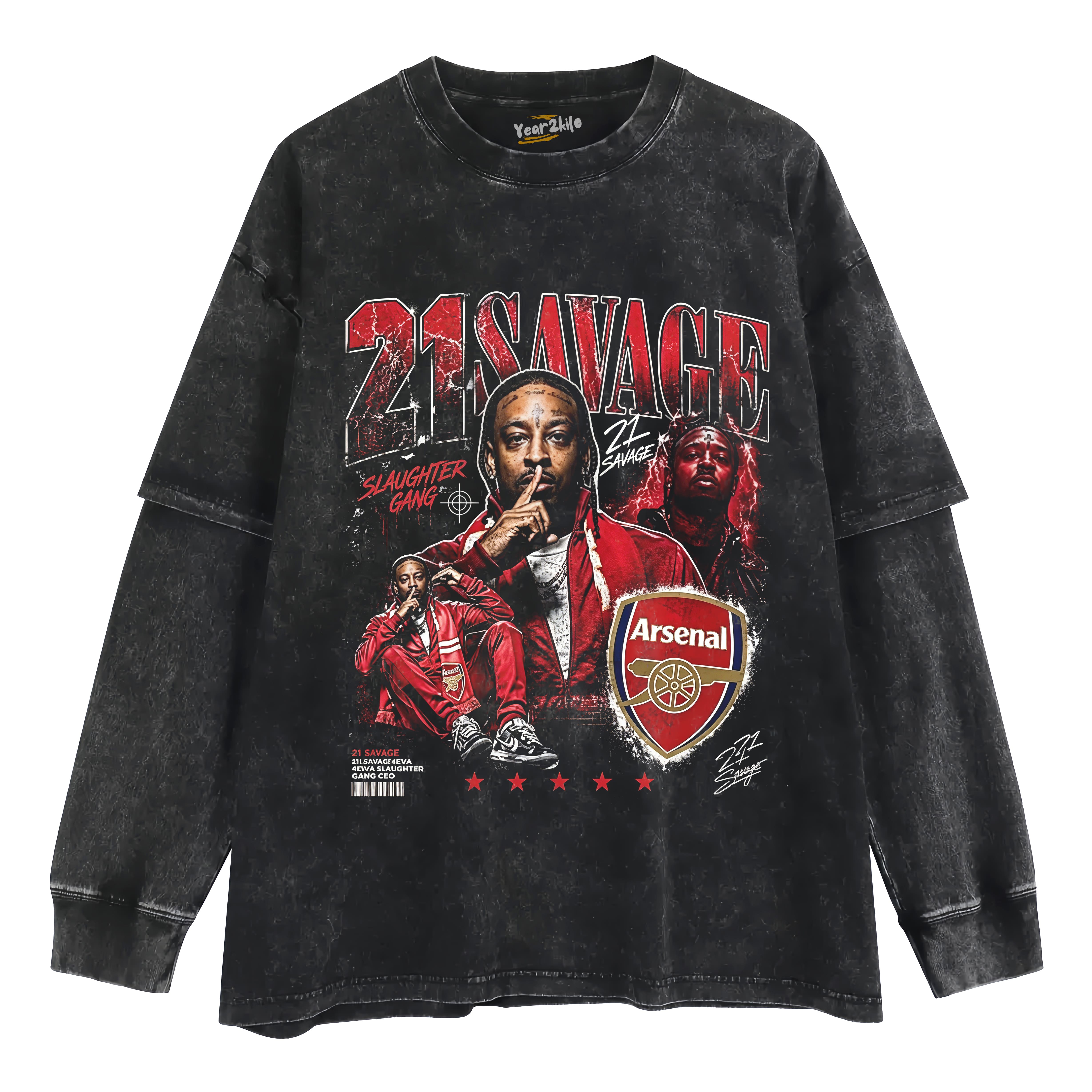 21 SAVAGE TANK TOP & TEE & LONG SLEEVE & LAYERED LS & HOODIE