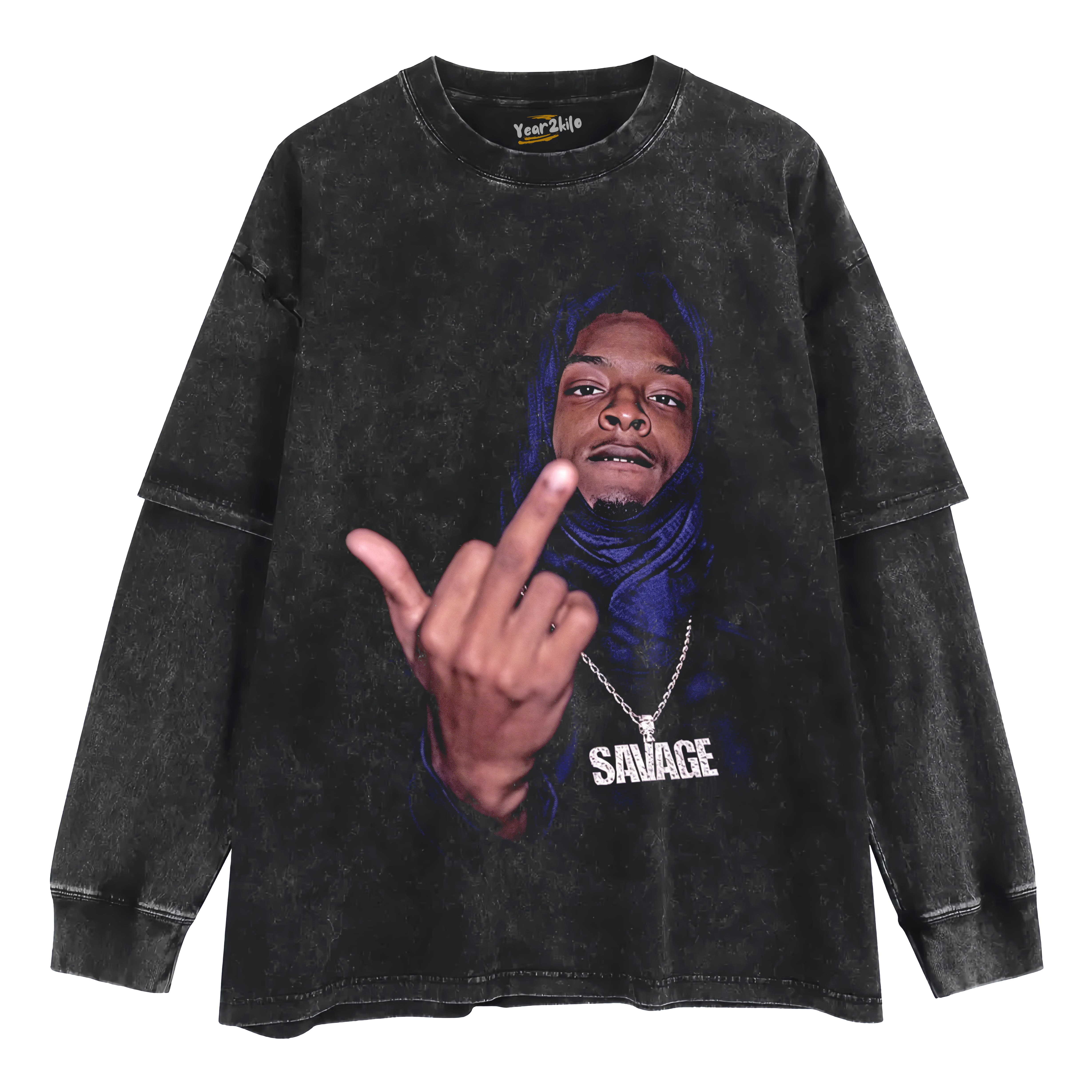 21 SAVAGE V3 TANK TOP & TEE & LONG SLEEVE & LAYERED LS & HOODIE