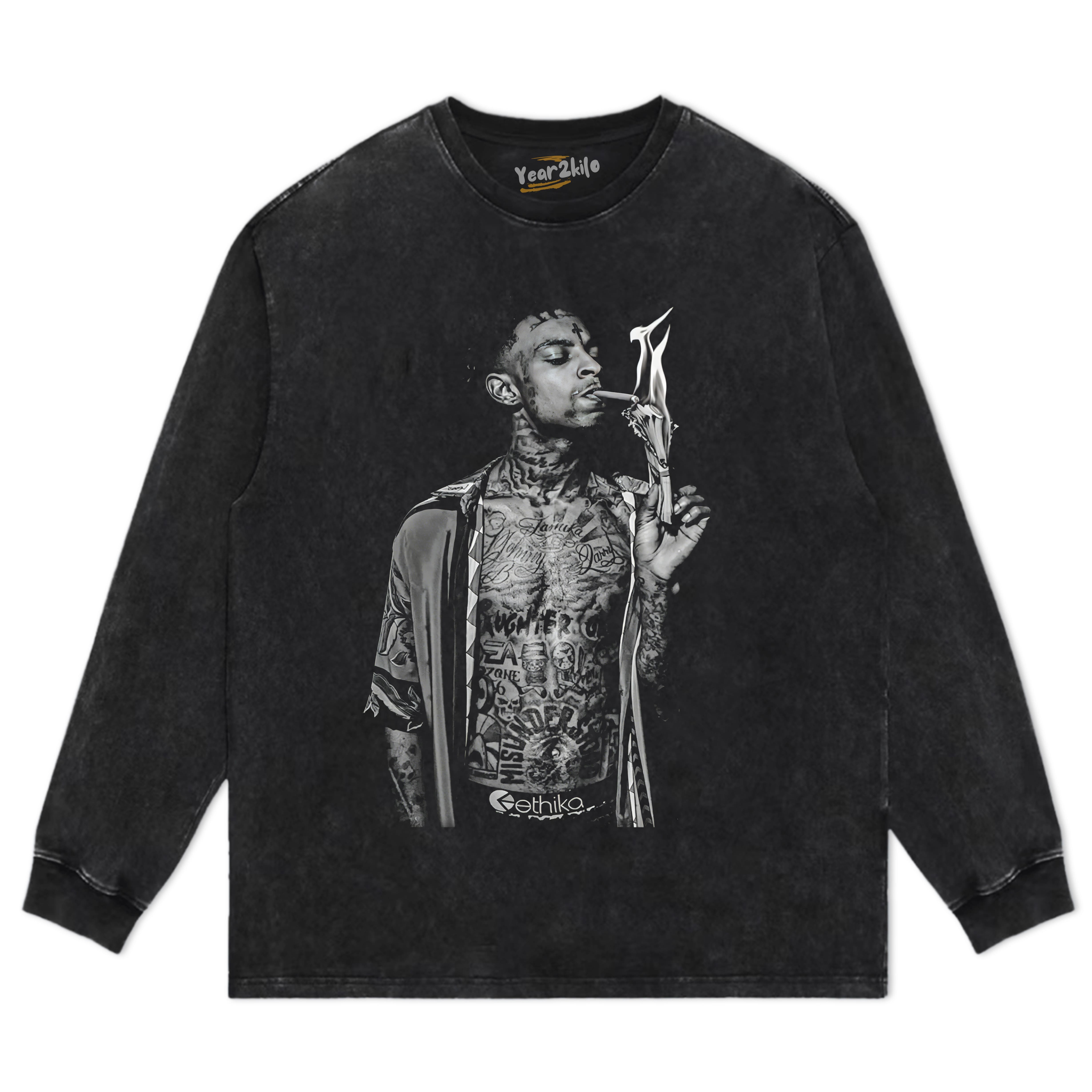 21 SAVAGE V6 TANK TOP & TEE & LONG SLEEVE & LAYERED LS & HOODIE