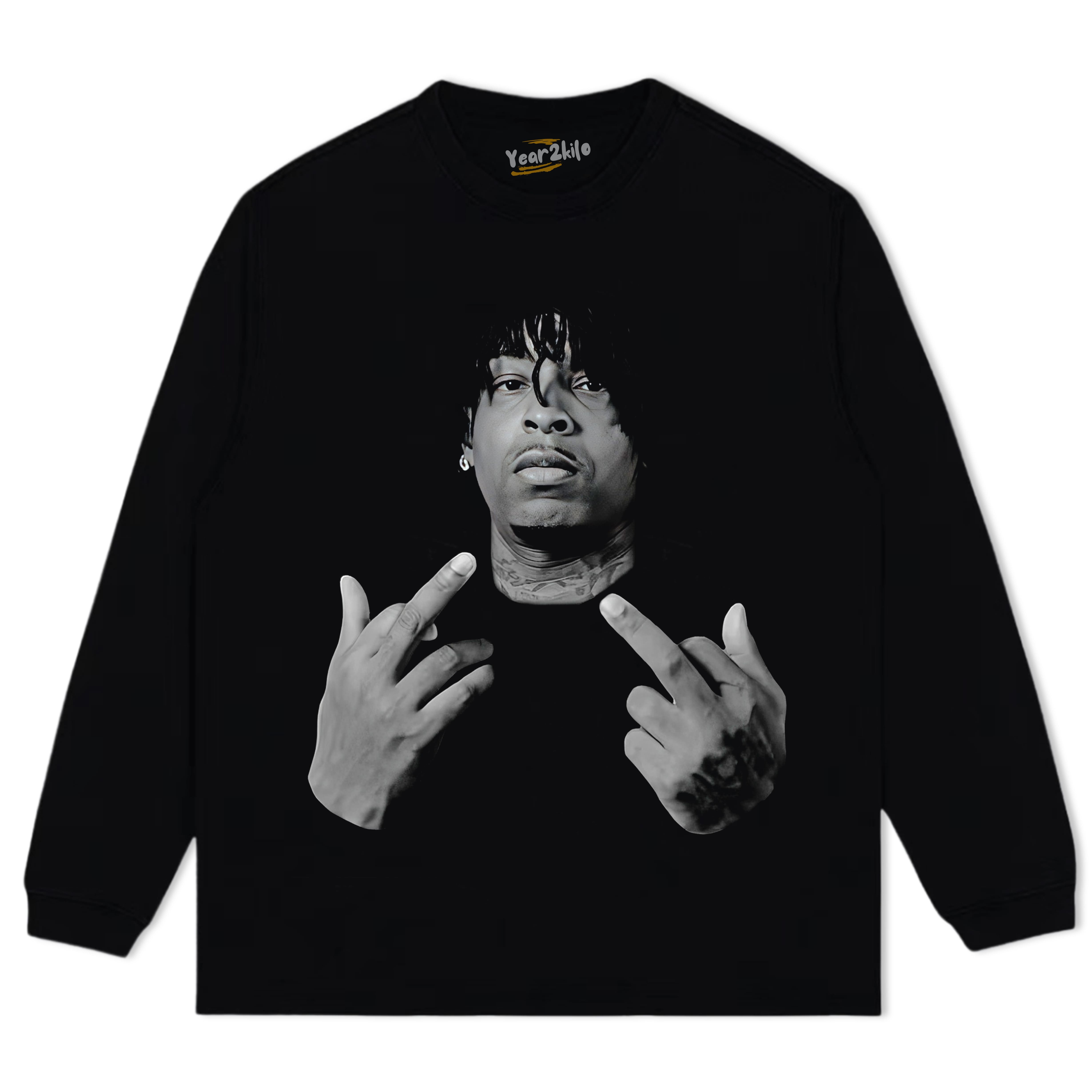 21 SAVAGE V8 TANK TOP & TEE & LONG SLEEVE & LAYERED LS & HOODIE