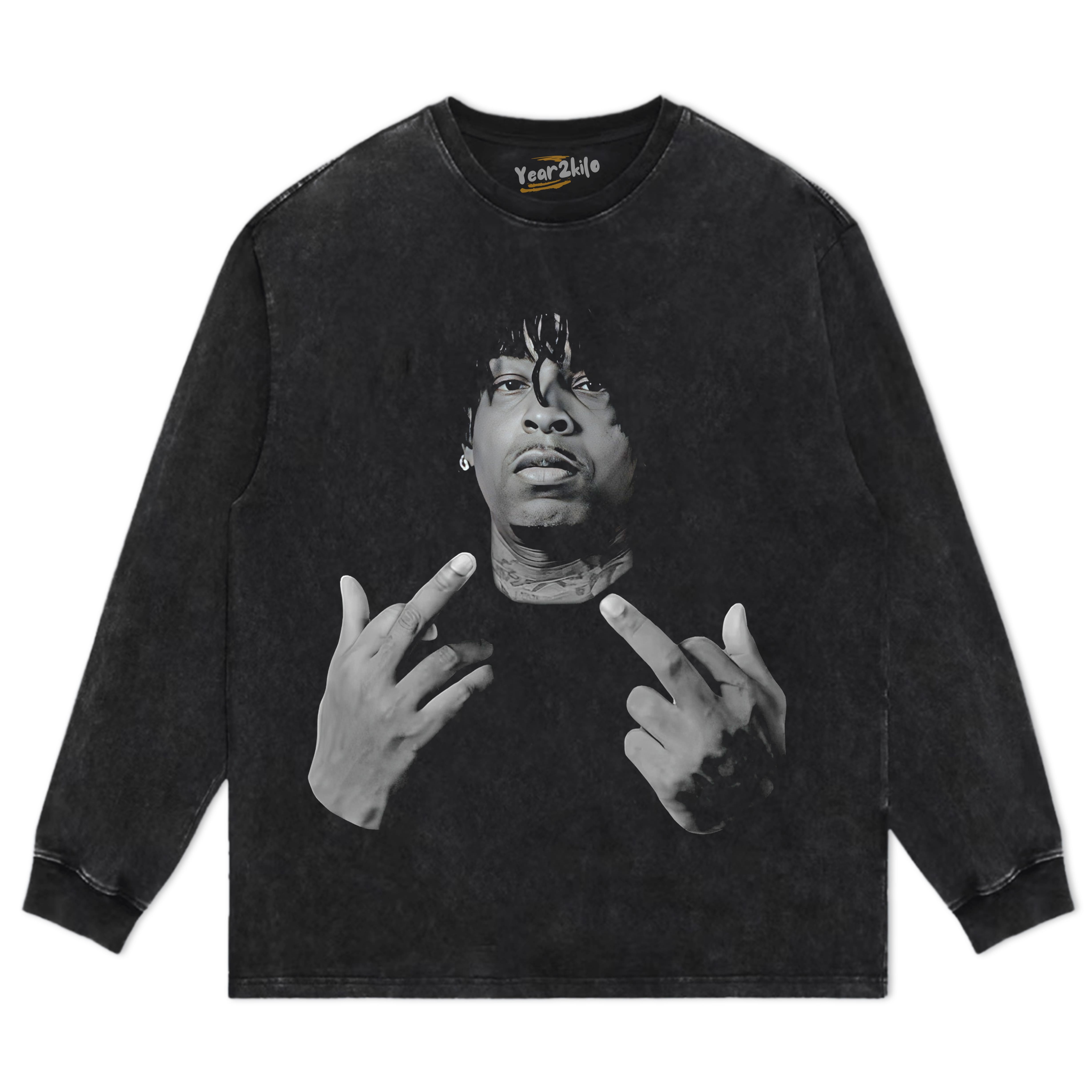 21 SAVAGE V8 TANK TOP & TEE & LONG SLEEVE & LAYERED LS & HOODIE