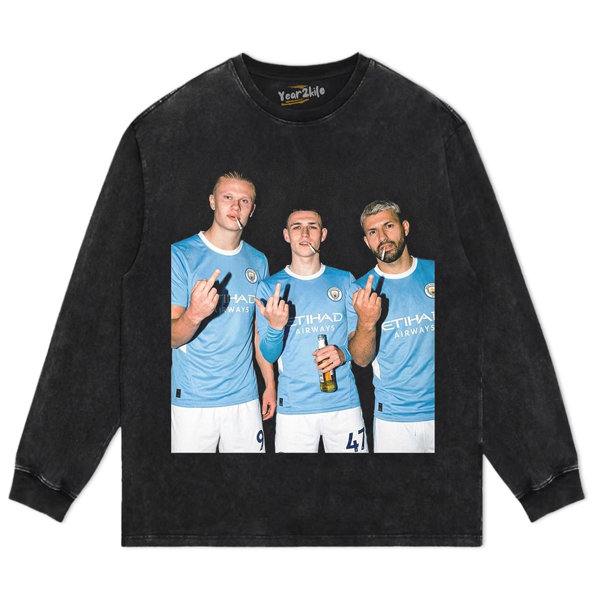 HAALAND & FODEN & AGÜERO MCI SOCCER V2 TANK TOP & TEE & LONG SLEEVE & LAYERED LS & HOODIE
