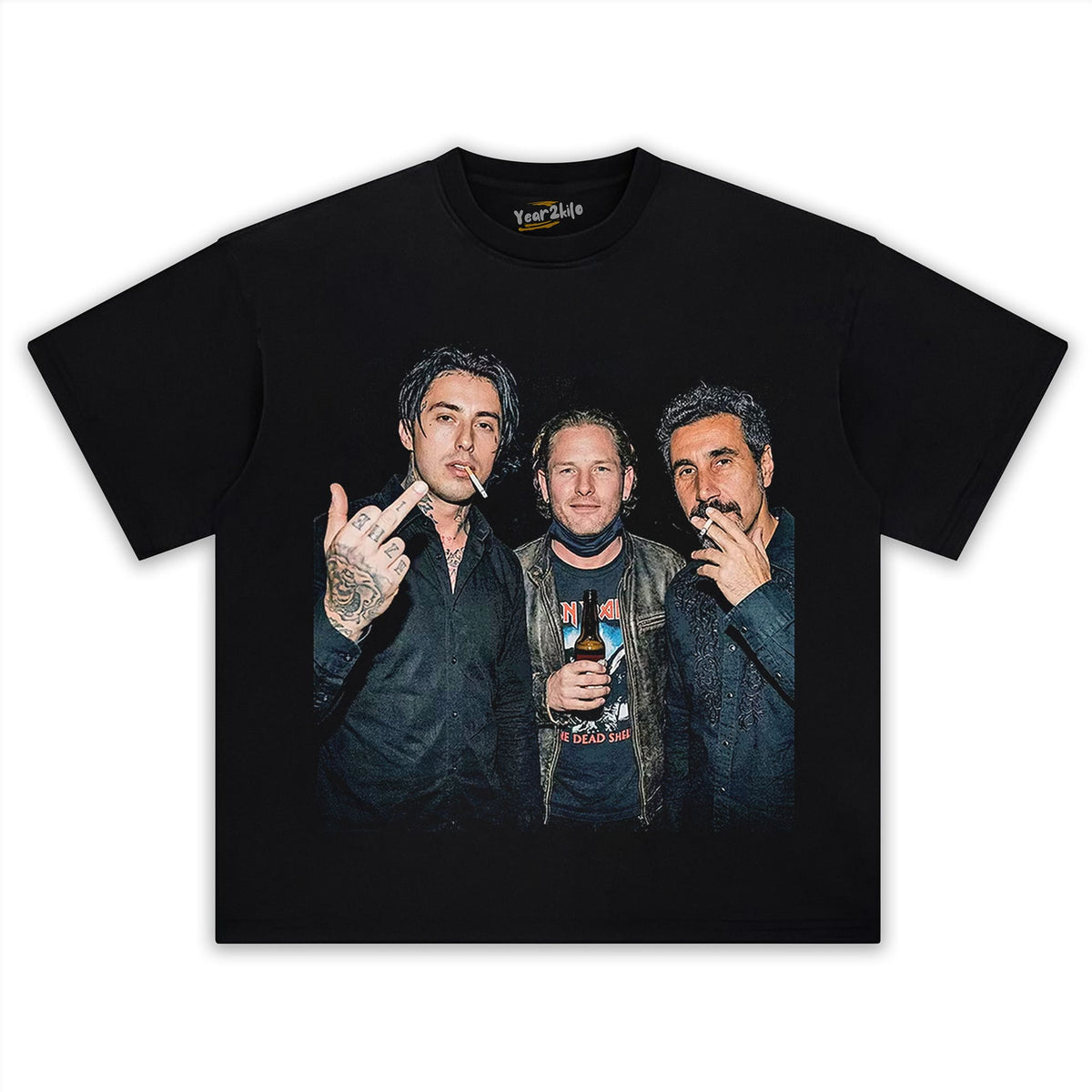 RONNIE RADKE & COREY TAYLOR & SERJ TANKIAN V2 TANK TOP & TEE & LONG SLEEVE & LAYERED LS & HOODIE
