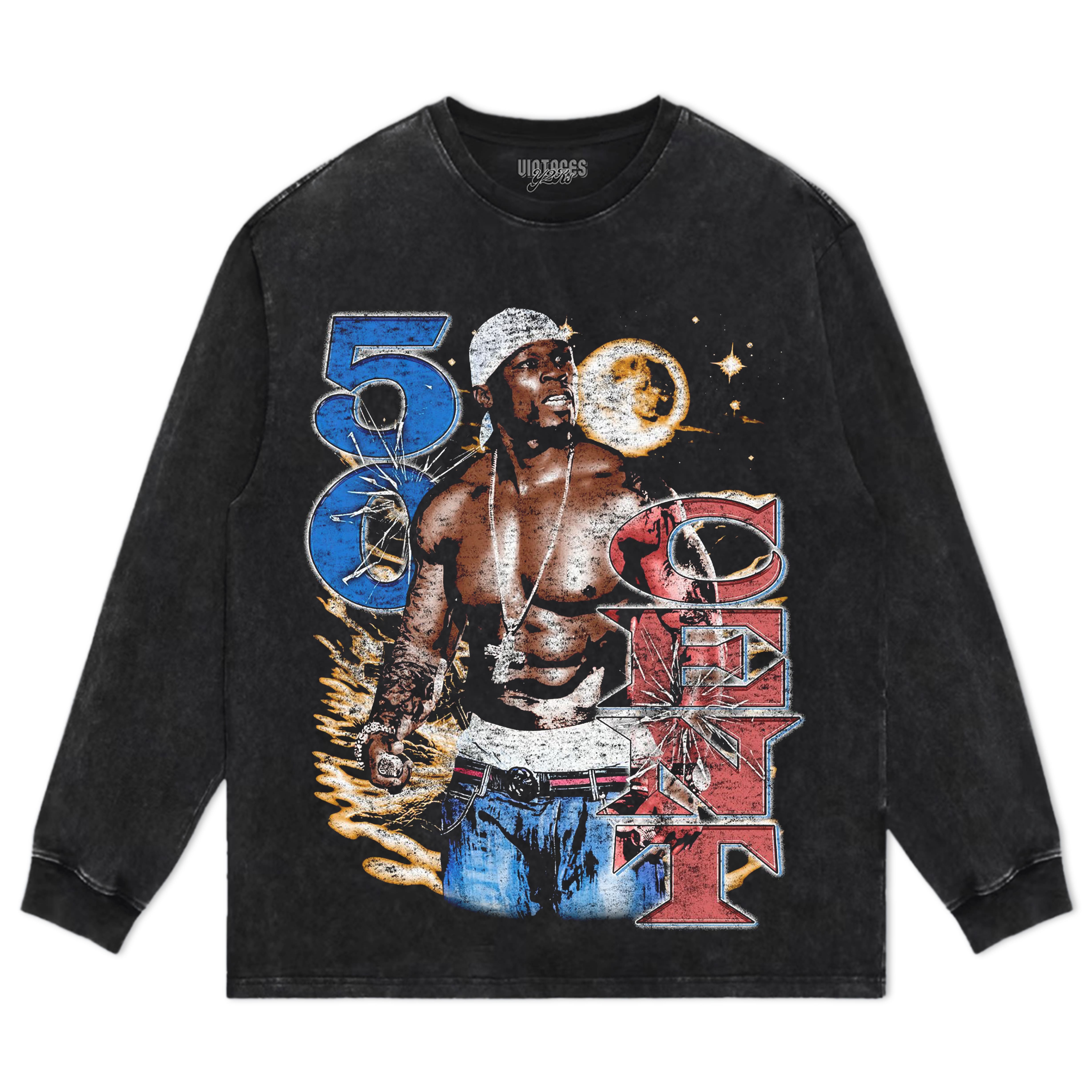 50 CENT-VINTAGE STYLE TEE & LS & HOODIE