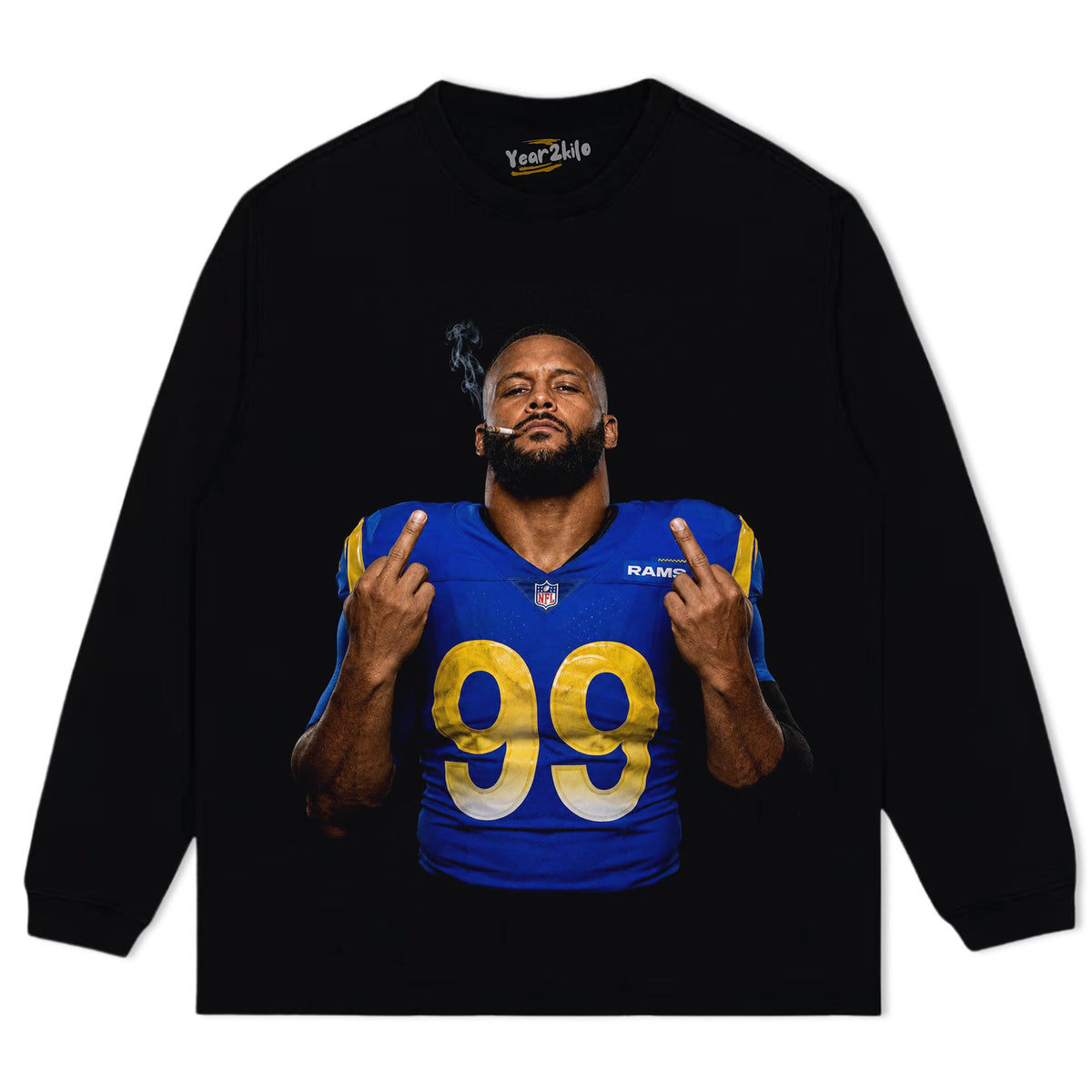 AARON DONALD - MIDDLE FINGER TANK TOP & TEE & LONG SLEEVE & LAYERED LS & HOODIE