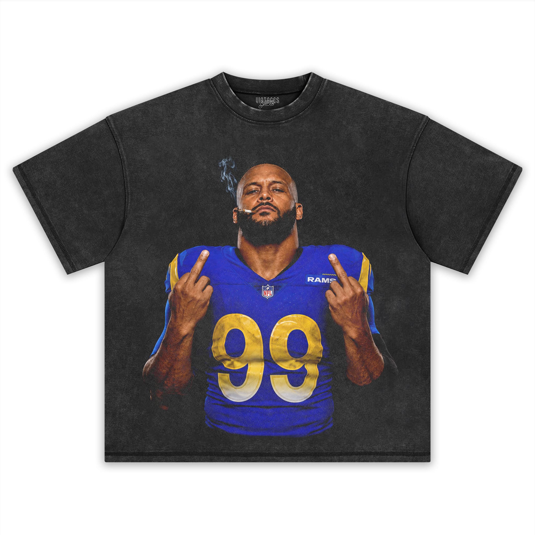 AARON DONALD - MIDDLE FINGER TANK TOP & TEE & LONG SLEEVE & LAYERED LS & HOODIE