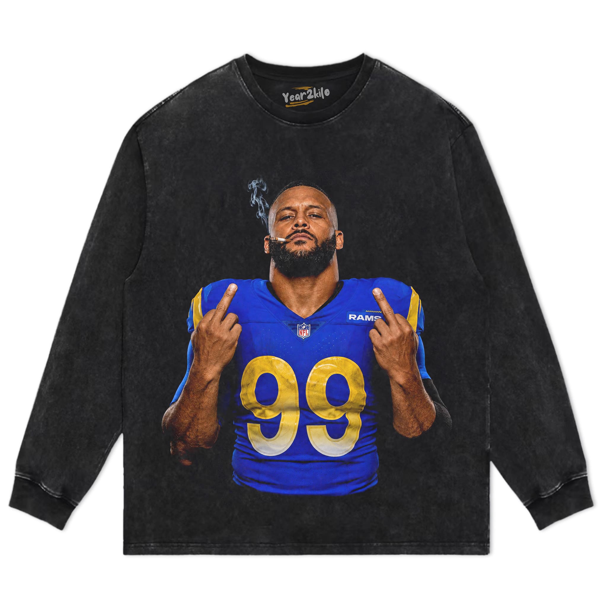 AARON DONALD - MIDDLE FINGER TANK TOP & TEE & LONG SLEEVE & LAYERED LS & HOODIE