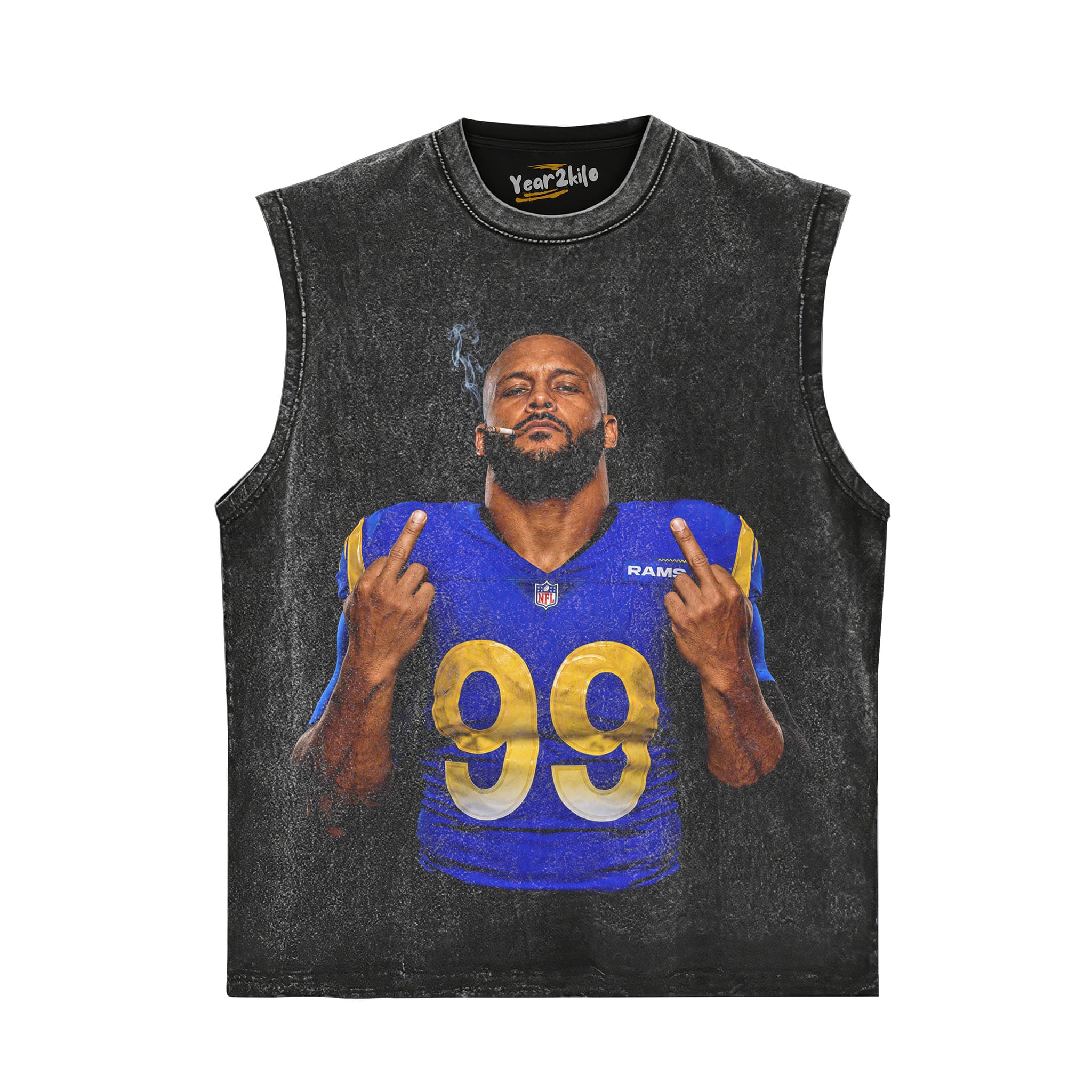 AARON DONALD - MIDDLE FINGER TANK TOP & TEE & LONG SLEEVE & LAYERED LS & HOODIE
