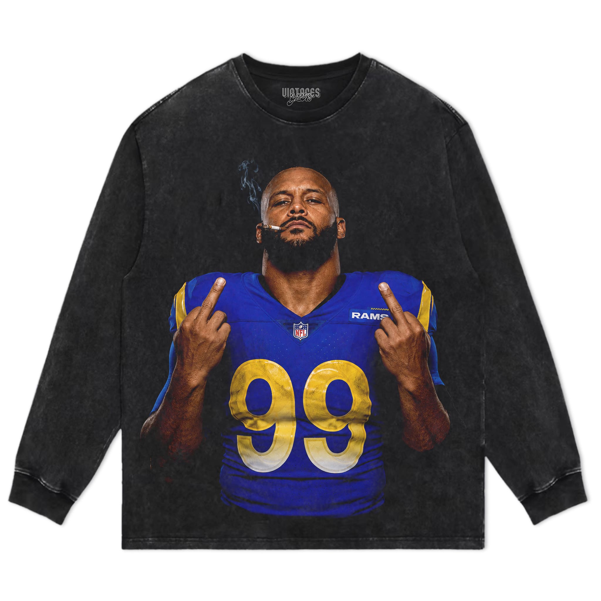 AARON DONALD - MIDDLE FINGER TANK TOP & TEE & LONG SLEEVE & LAYERED LS & HOODIE