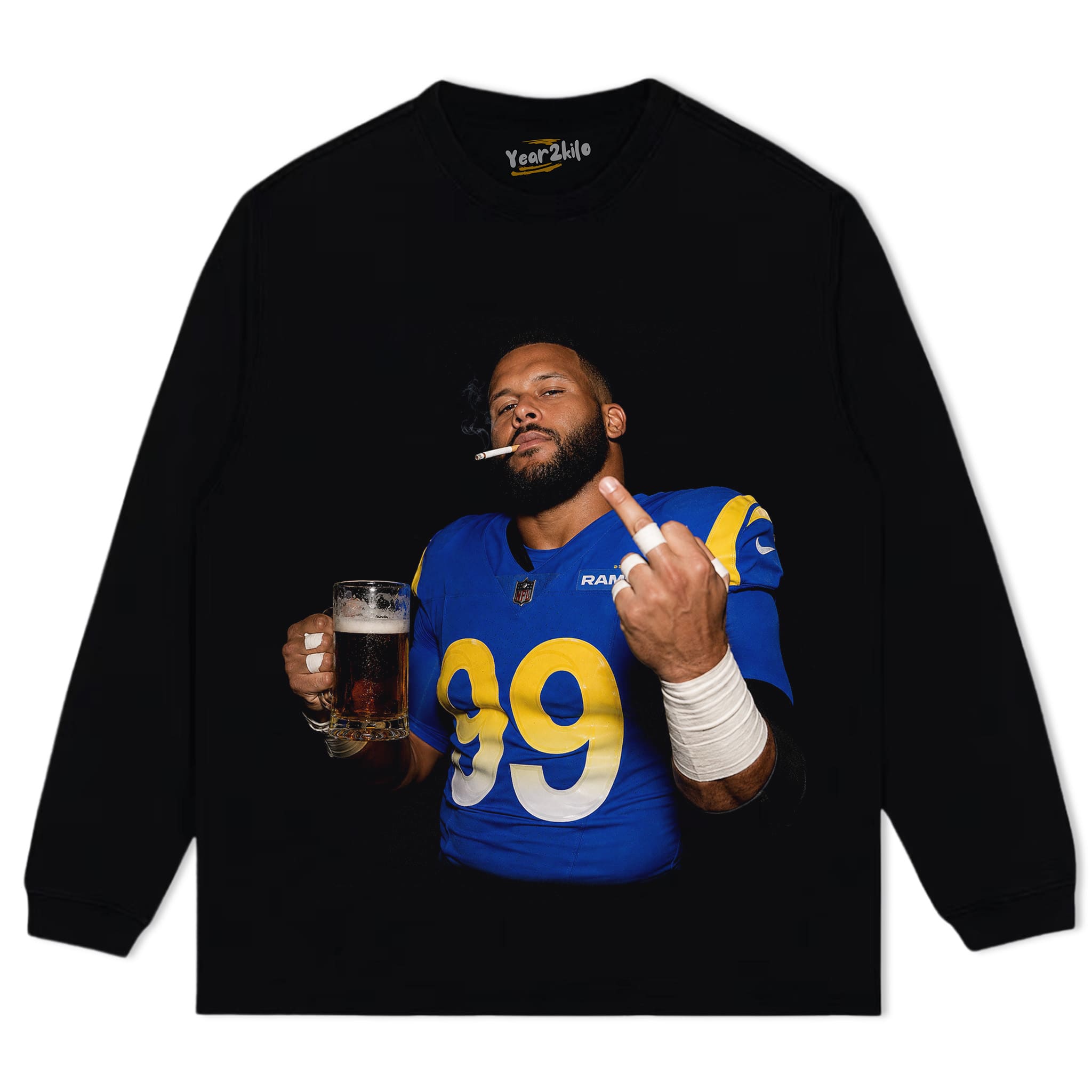 AARON DONALD - SOMKING TANK TOP & TEE & LONG SLEEVE & LAYERED LS & HOODIE