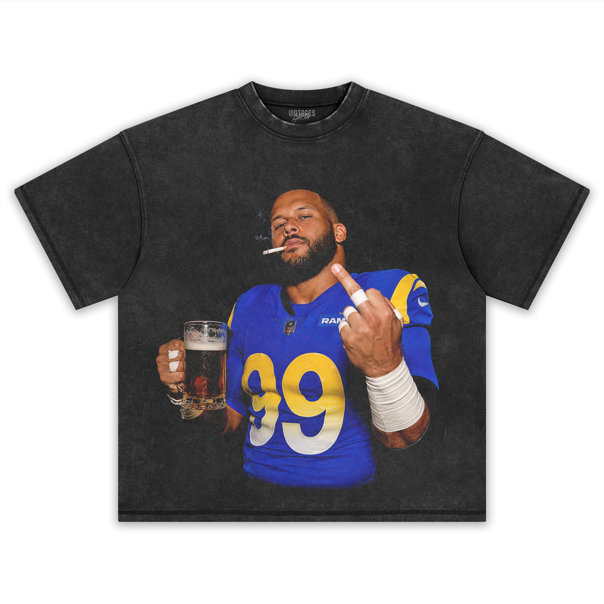 AARON DONALD - SOMKING TANK TOP & TEE & LONG SLEEVE & LAYERED LS & HOODIE