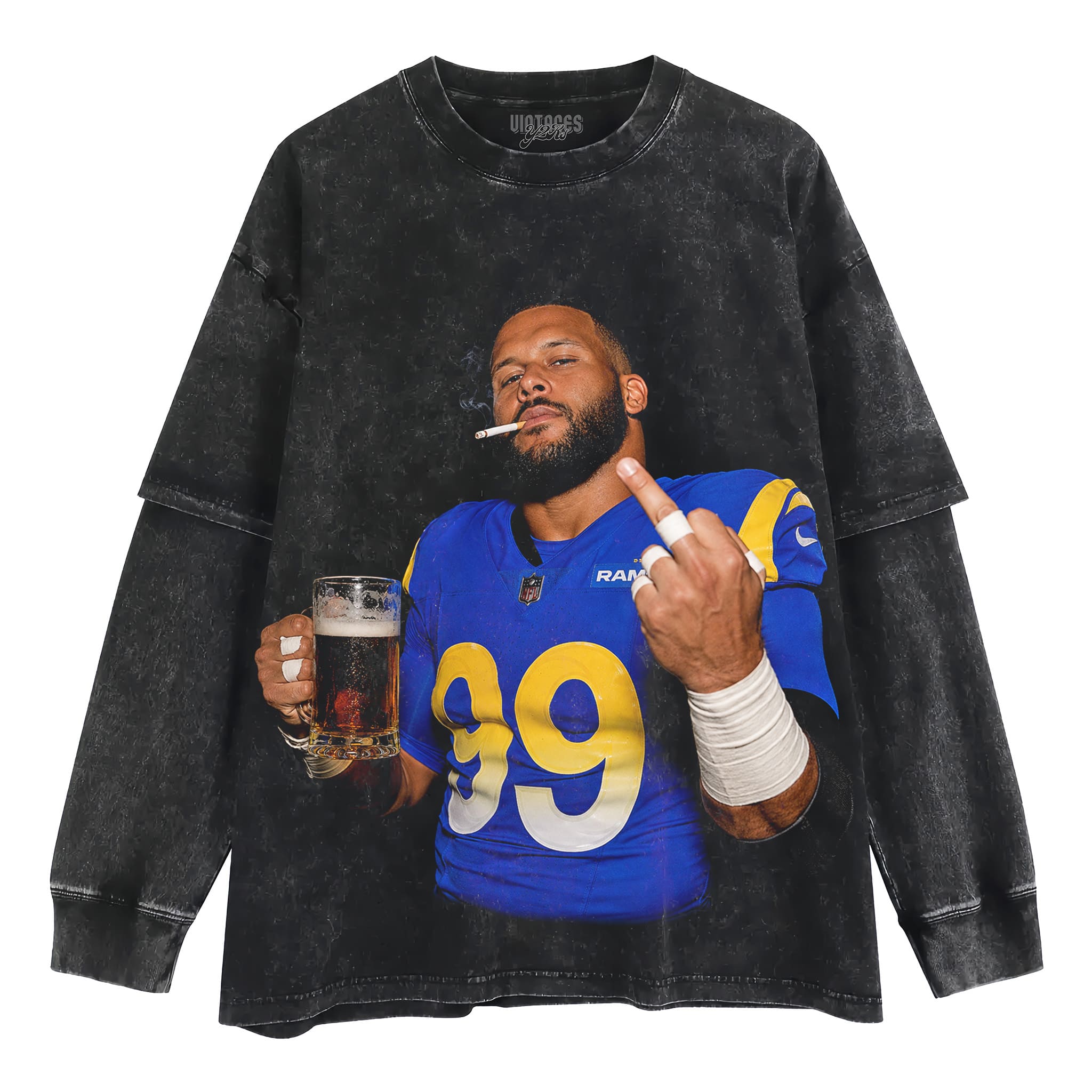 AARON DONALD - SOMKING TANK TOP & TEE & LONG SLEEVE & LAYERED LS & HOODIE