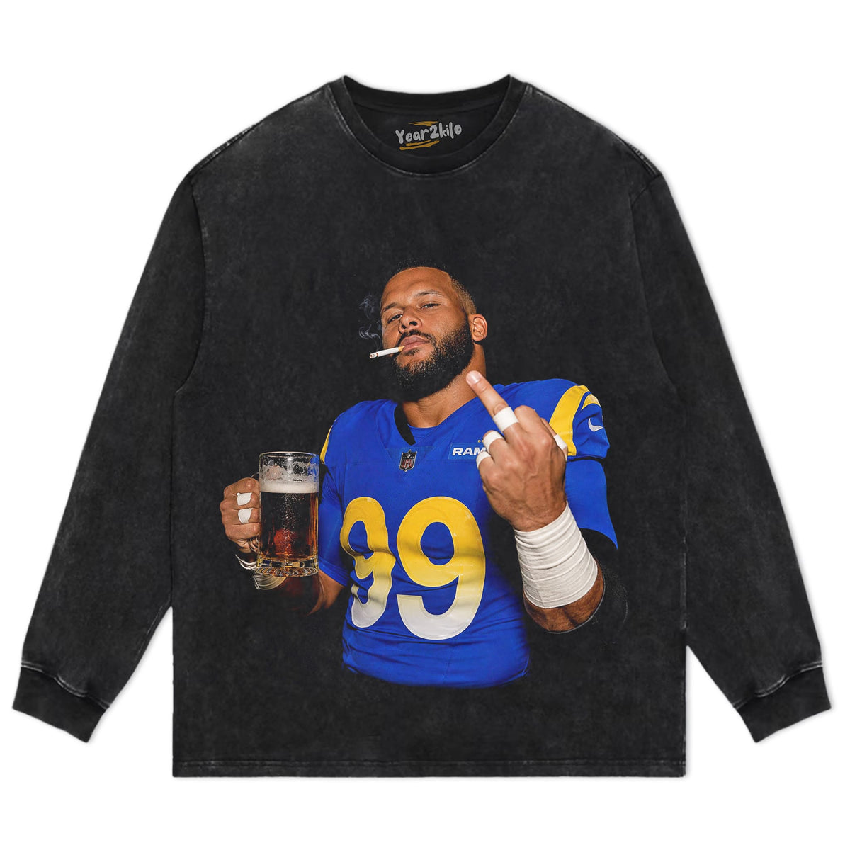 AARON DONALD - SOMKING TANK TOP & TEE & LONG SLEEVE & LAYERED LS & HOODIE