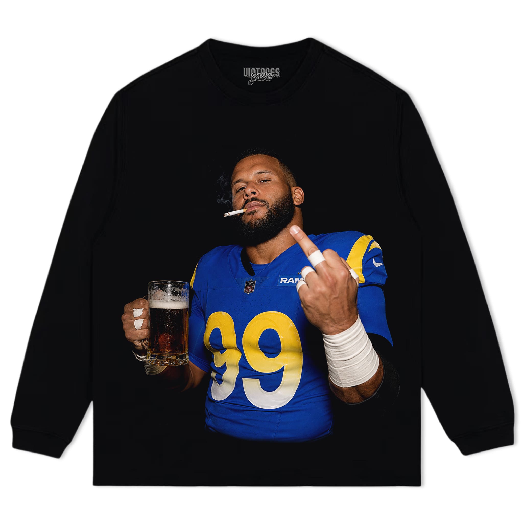 AARON DONALD - SOMKING TANK TOP & TEE & LONG SLEEVE & LAYERED LS & HOODIE