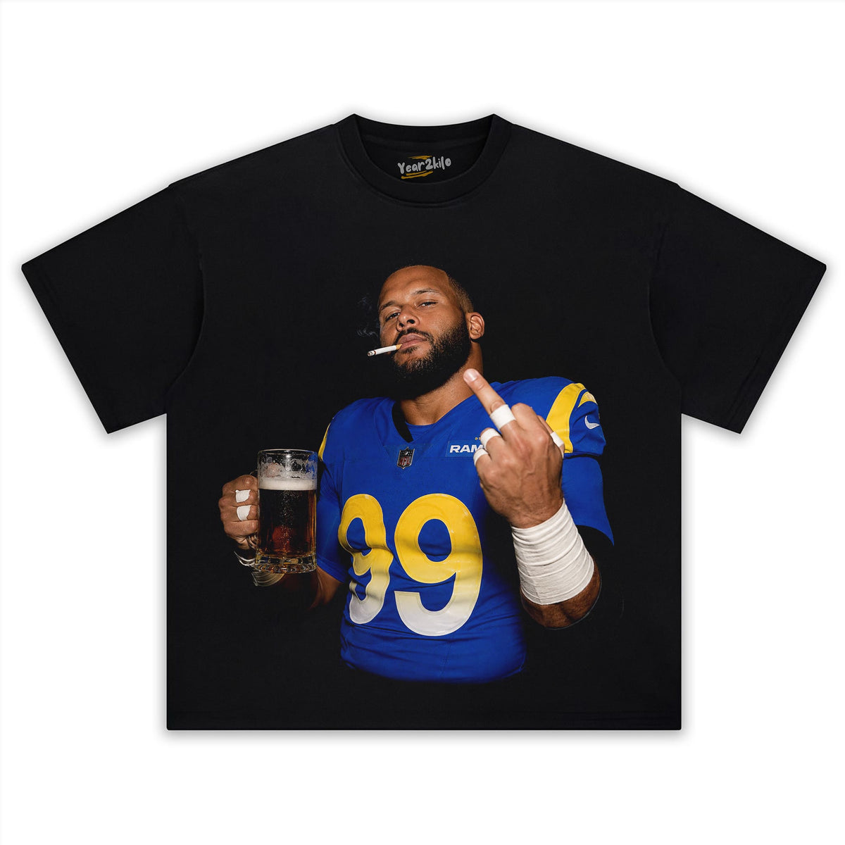 AARON DONALD - SOMKING TANK TOP & TEE & LONG SLEEVE & LAYERED LS & HOODIE