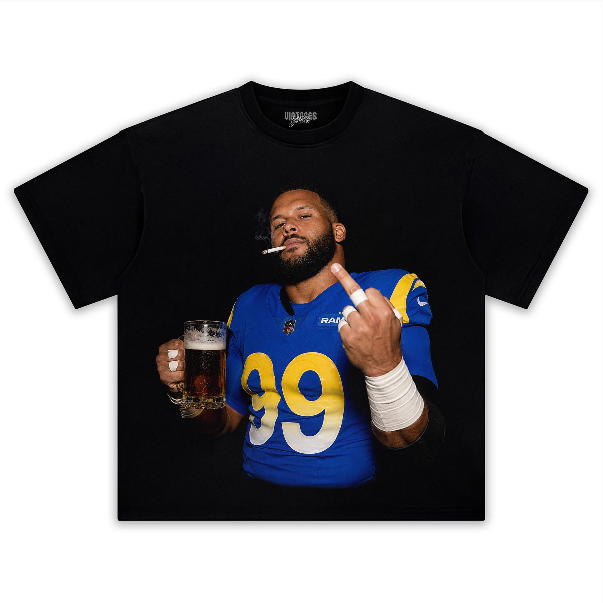 AARON DONALD - SOMKING TANK TOP & TEE & LONG SLEEVE & LAYERED LS & HOODIE