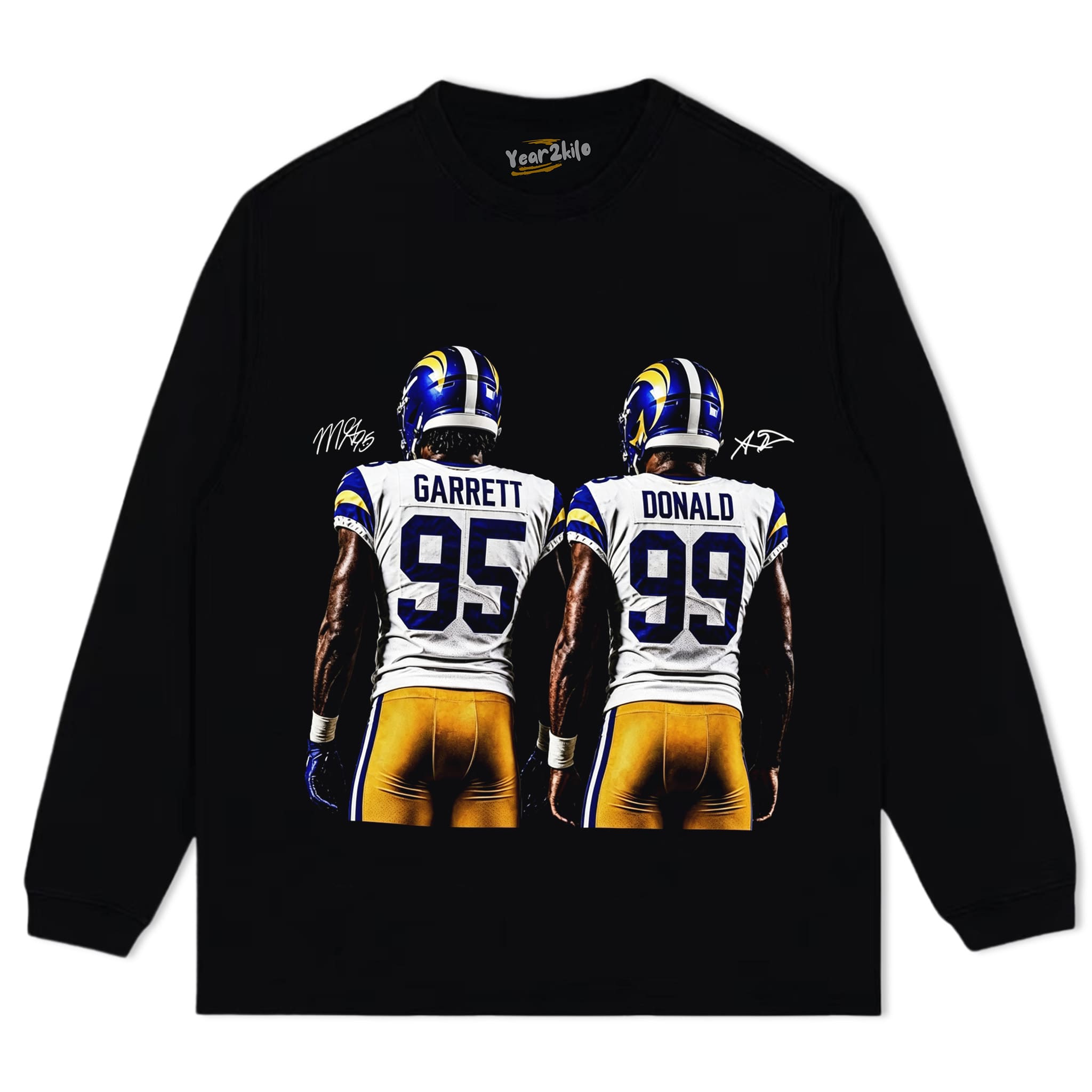 AARON DONALD &MYLES GARRETT V1 TANK TOP & TEE & LONG SLEEVE & LAYERED LS & HOODIE