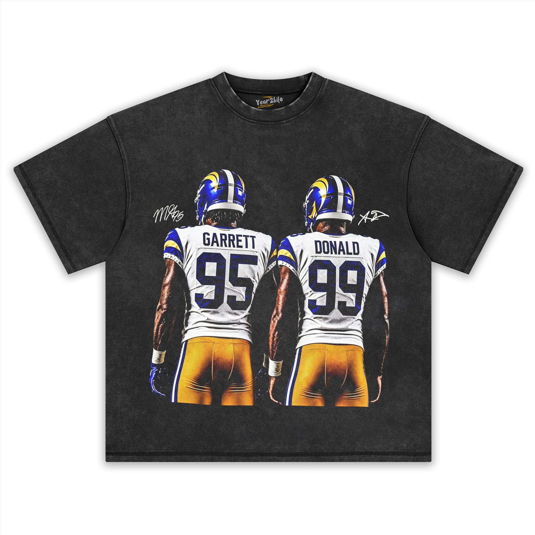 AARON DONALD &MYLES GARRETT V1 TANK TOP & TEE & LONG SLEEVE & LAYERED LS & HOODIE