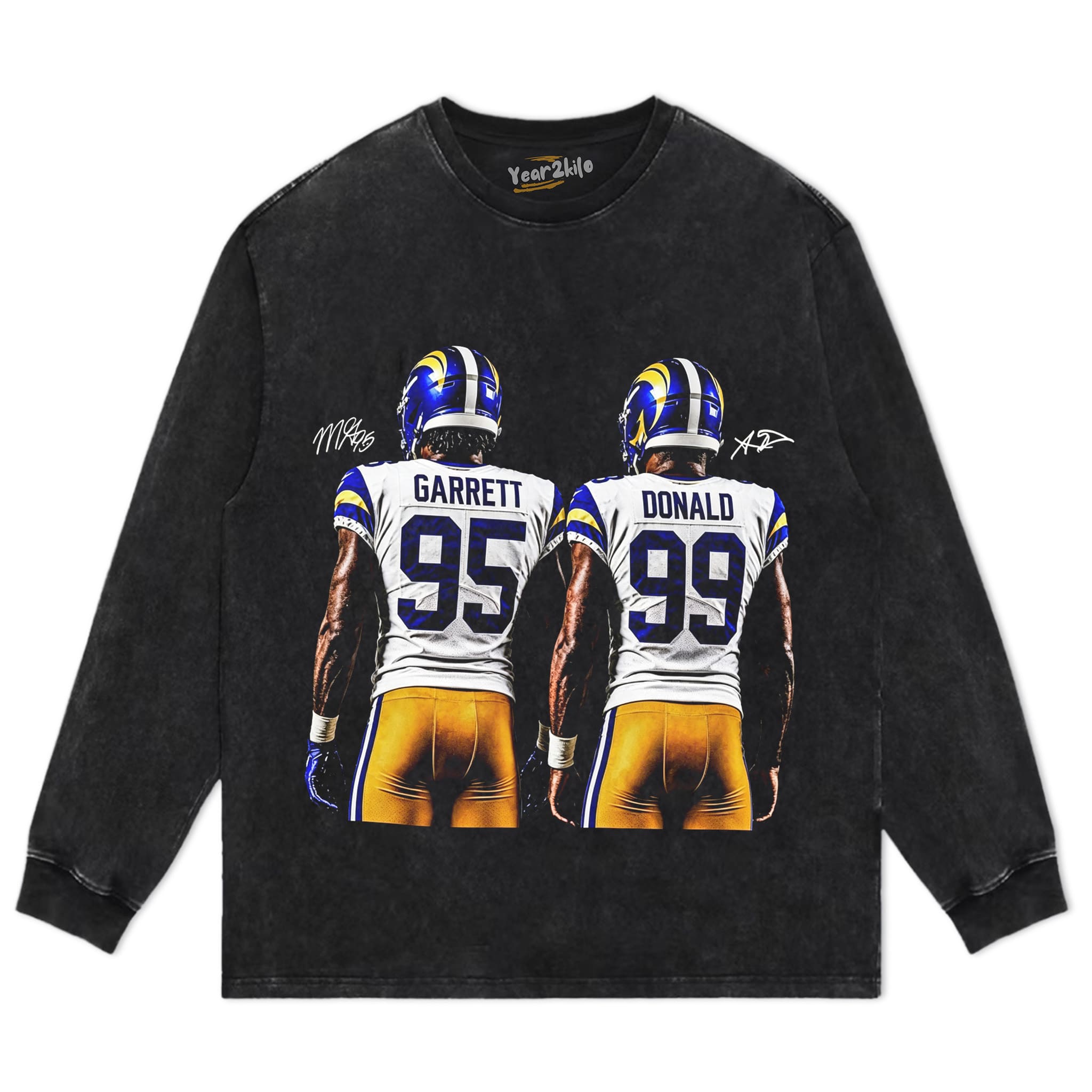 AARON DONALD &MYLES GARRETT V1 TANK TOP & TEE & LONG SLEEVE & LAYERED LS & HOODIE