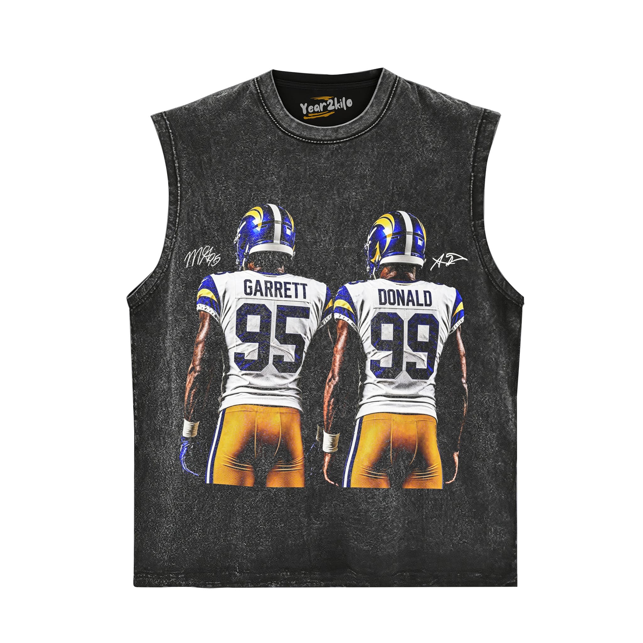 AARON DONALD &MYLES GARRETT V1 TANK TOP & TEE & LONG SLEEVE & LAYERED LS & HOODIE