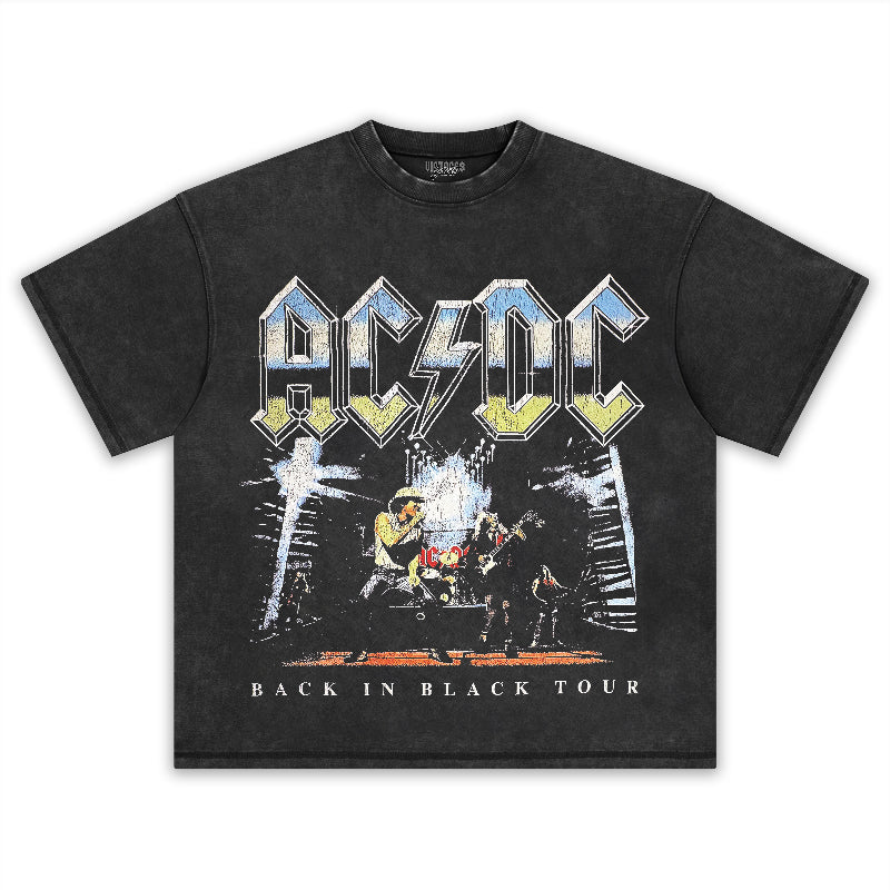 AC/DC & BACK IN BLACK TEE & LS & HOODIE
