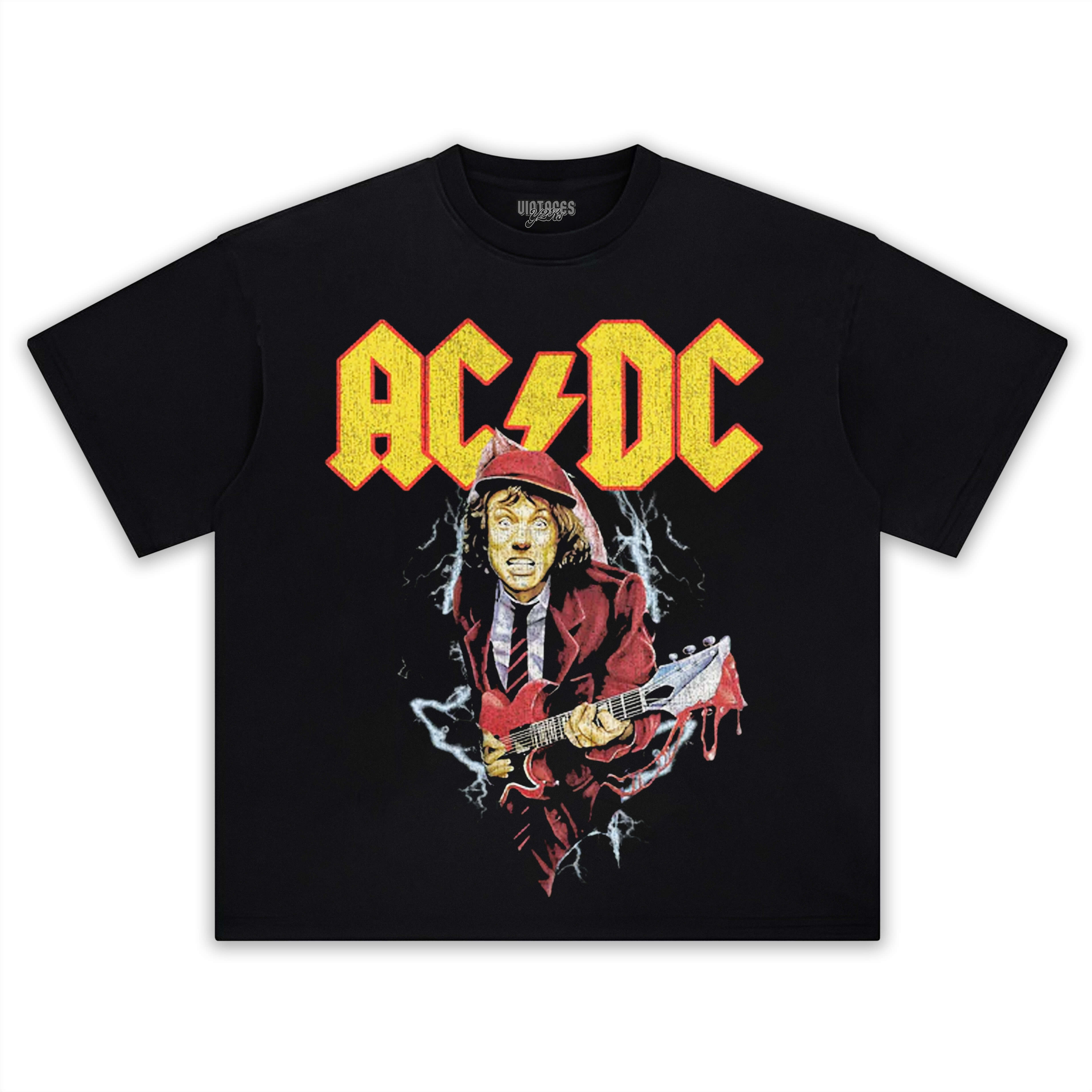 AC/DC VINTAGE TEE & LS & HOODIE
