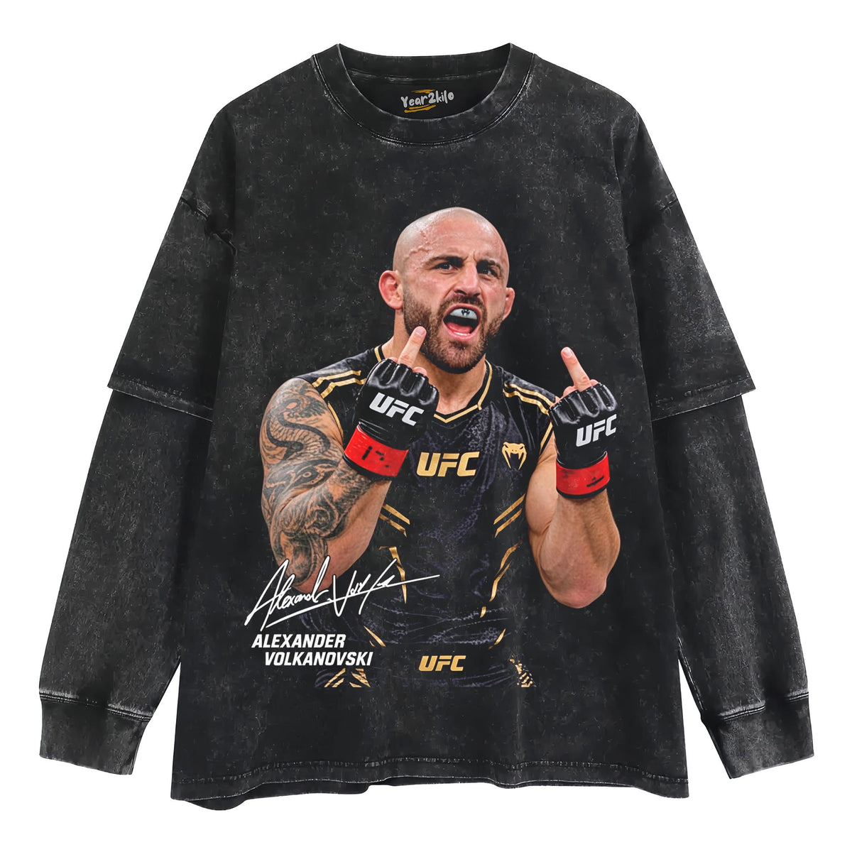 ALEXANDER VOLKANOVSKI MIDDLE FINGER TANK TOP & TEE & LONG SLEEVE & LAYERED LS & HOODIE