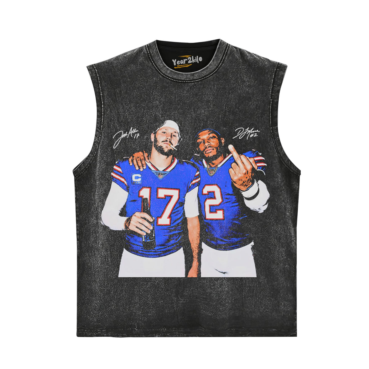 ALLEN MOORE MIDDLE FINGER FOOTBALL FAN TANK TOP & TEE & LONG SLEEVE & LAYERED LS & HOODIE