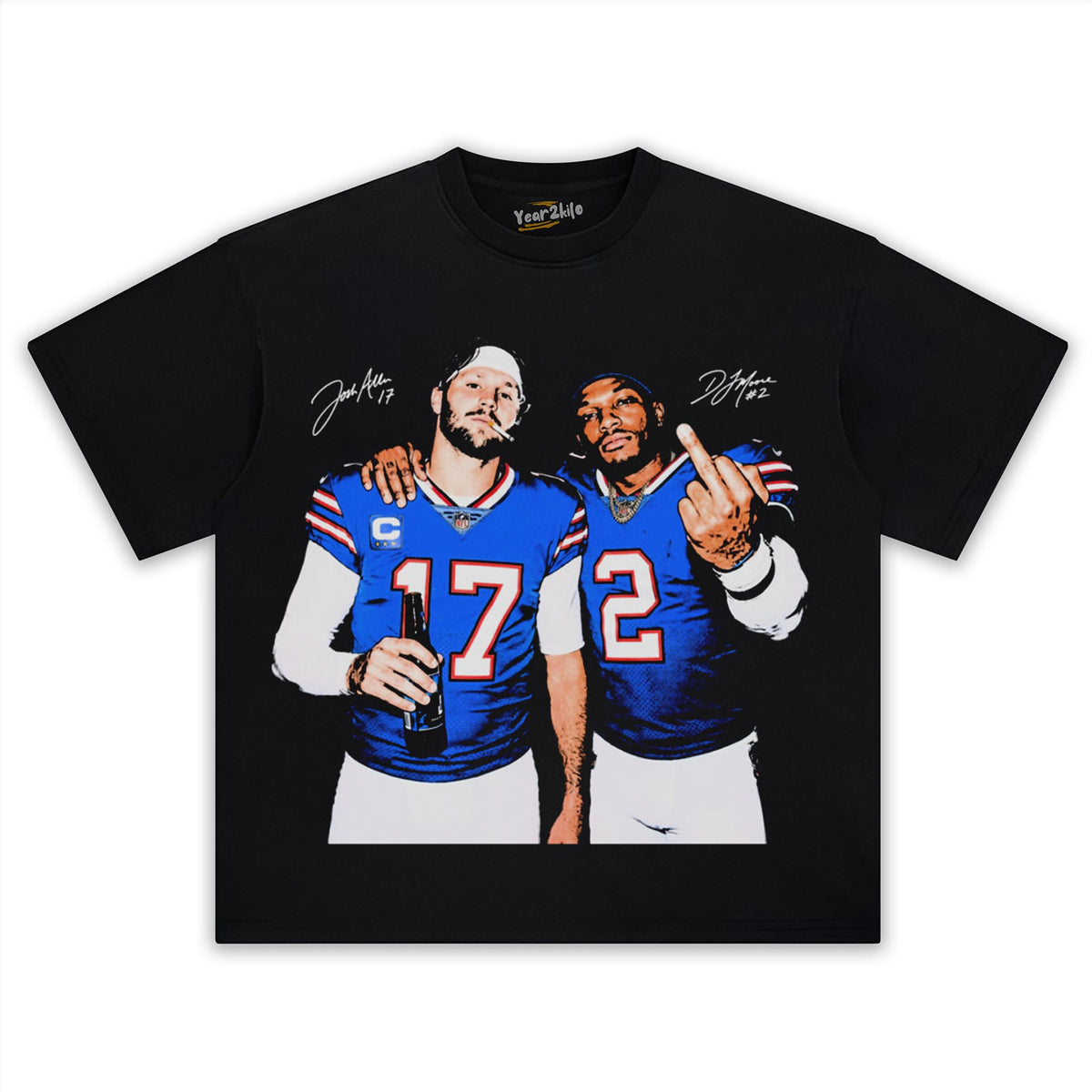 ALLEN MOORE MIDDLE FINGER FOOTBALL FAN TANK TOP & TEE & LONG SLEEVE & LAYERED LS & HOODIE