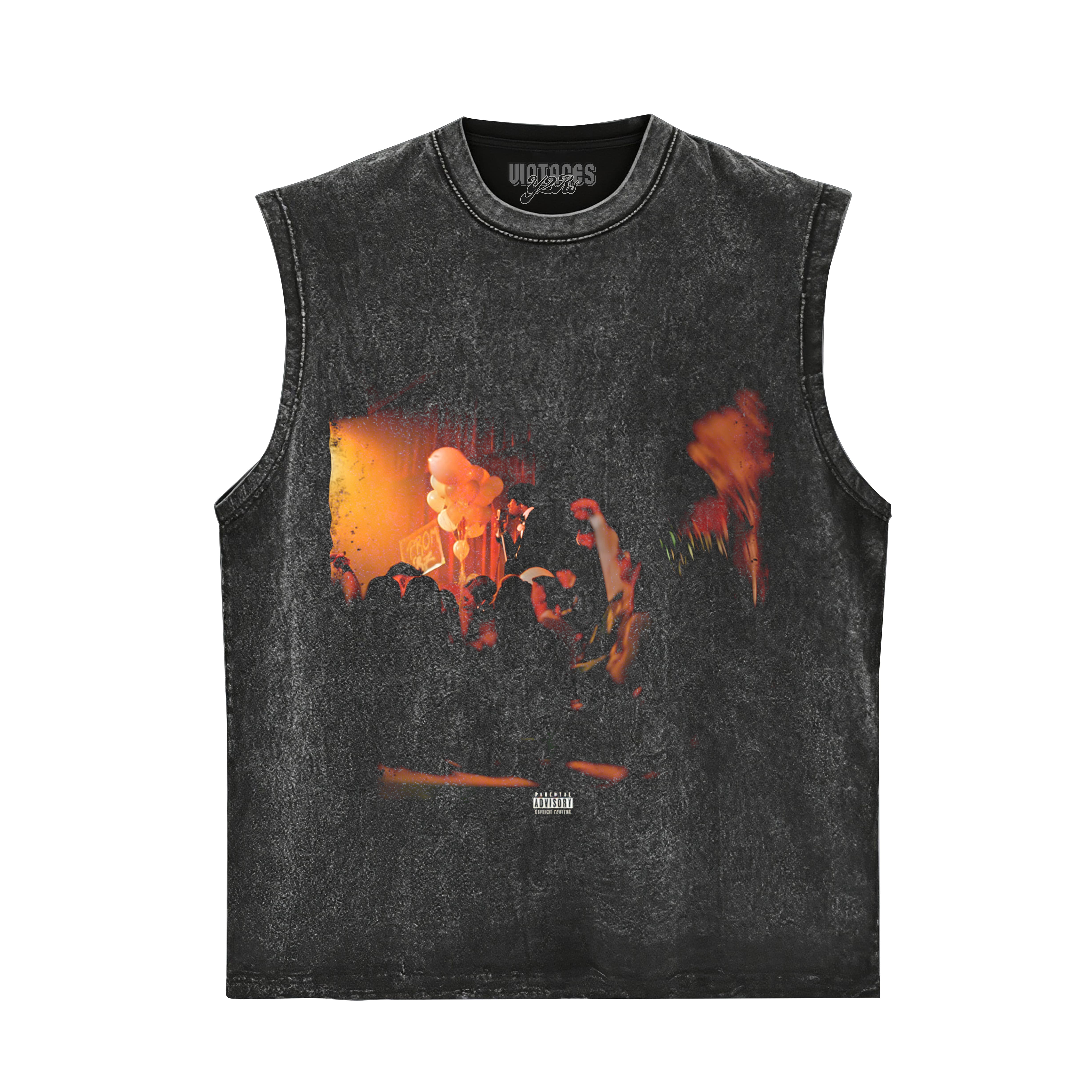 ALONE AT PROM ALBUM COVER TANK TOP