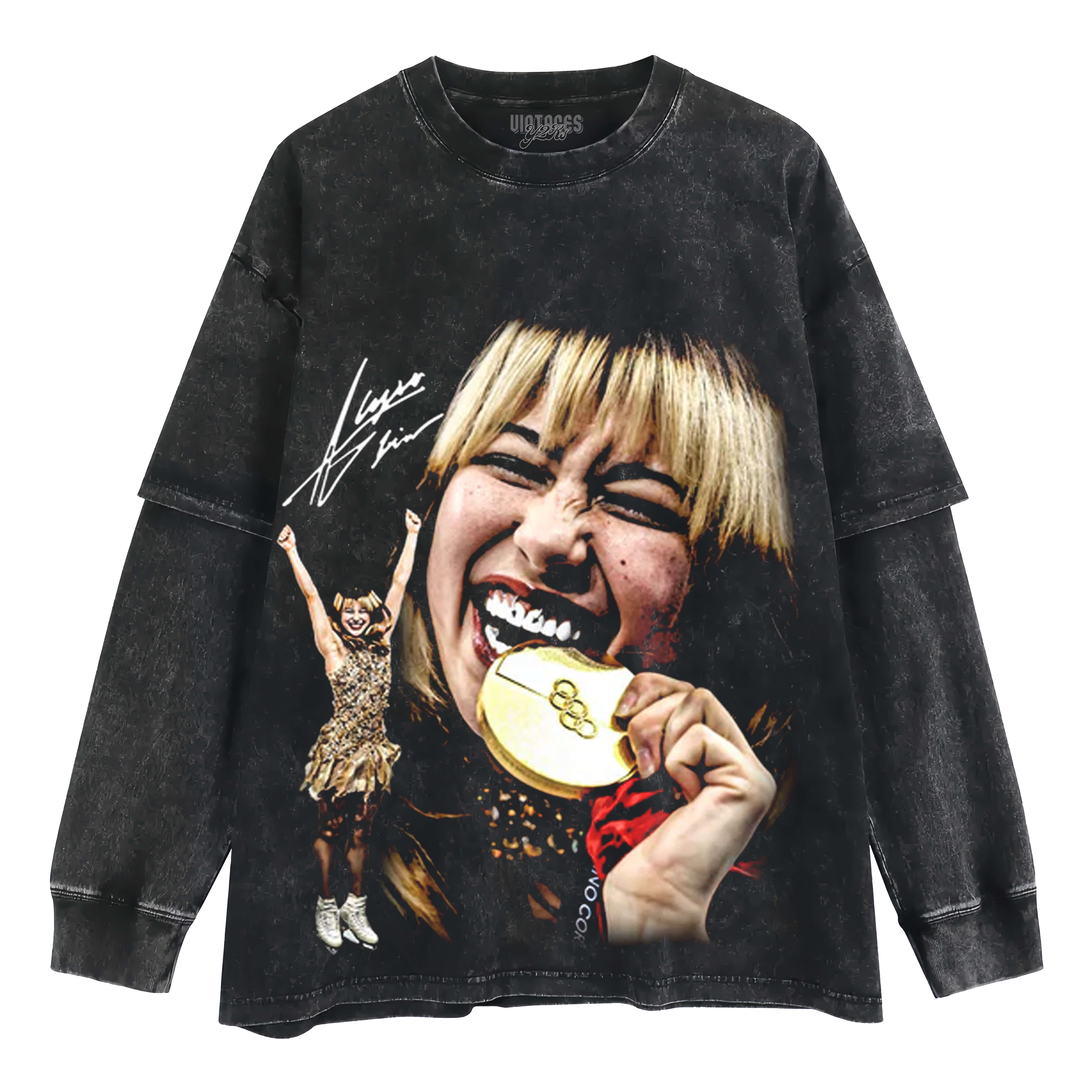 ALYSA LIU - GOLD LAYERED LONG SLEEVE