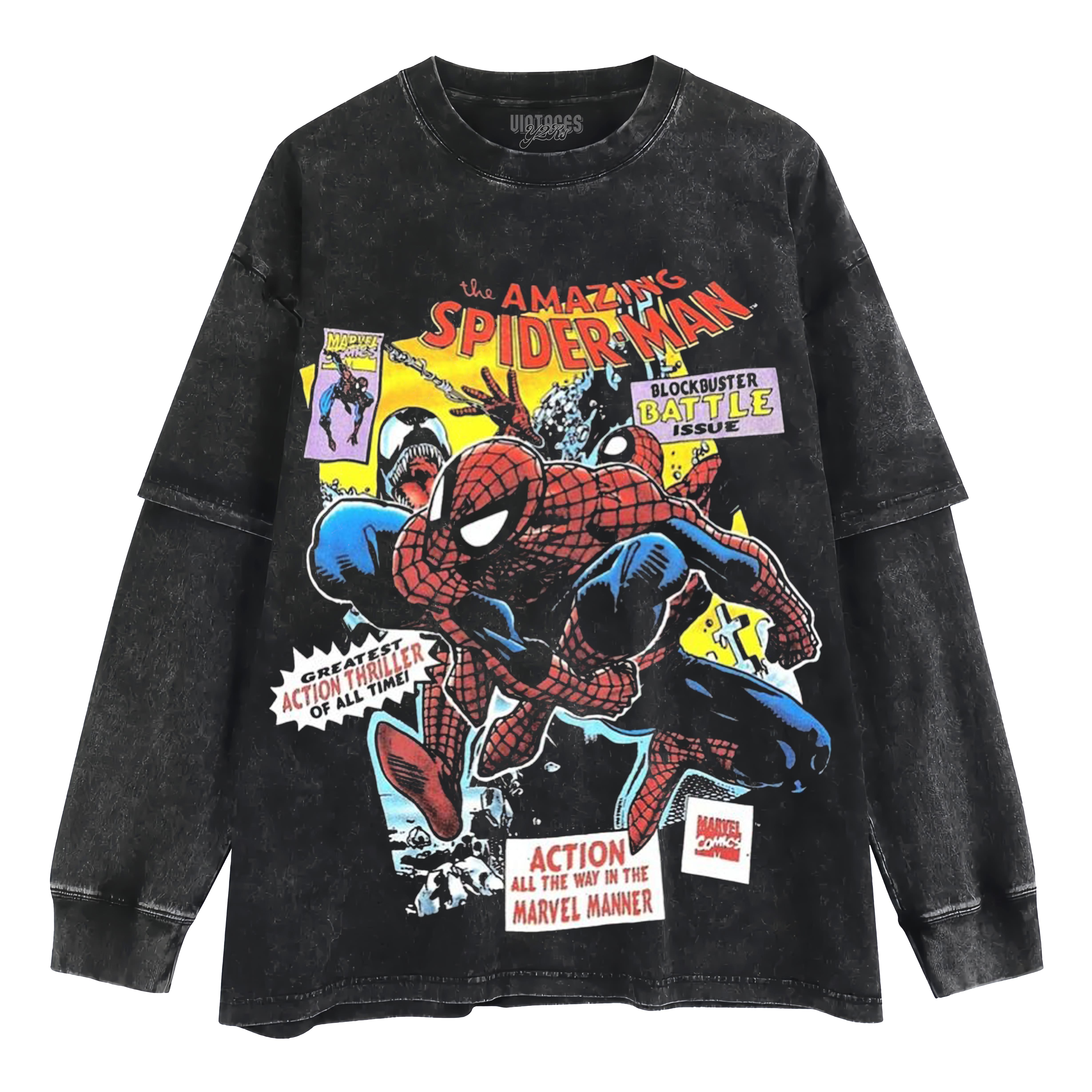 AMAZING SPIDER-MAN V3 LAYERED LONG SLEEVE