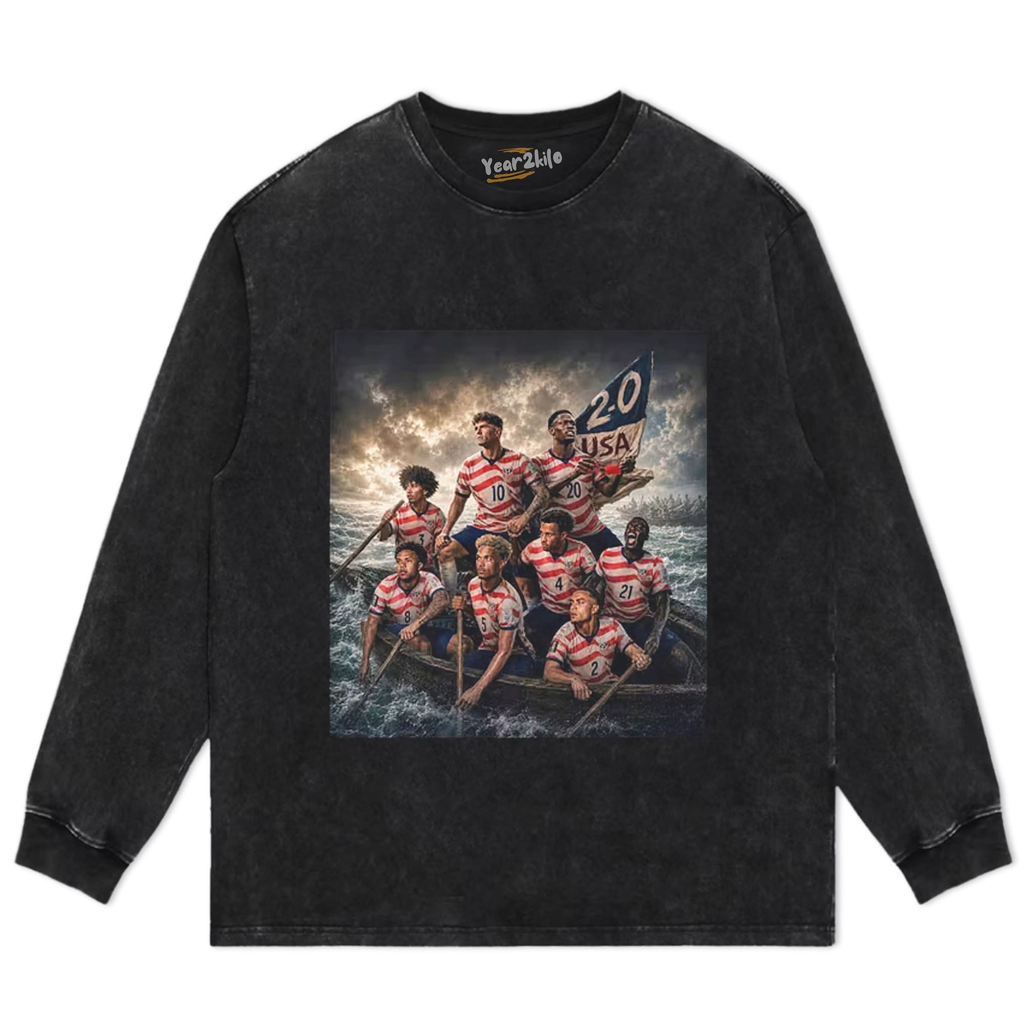 AMERICAN SOCCER TANK TOP & TEE & LONG SLEEVE & LAYERED LS & HOODIE