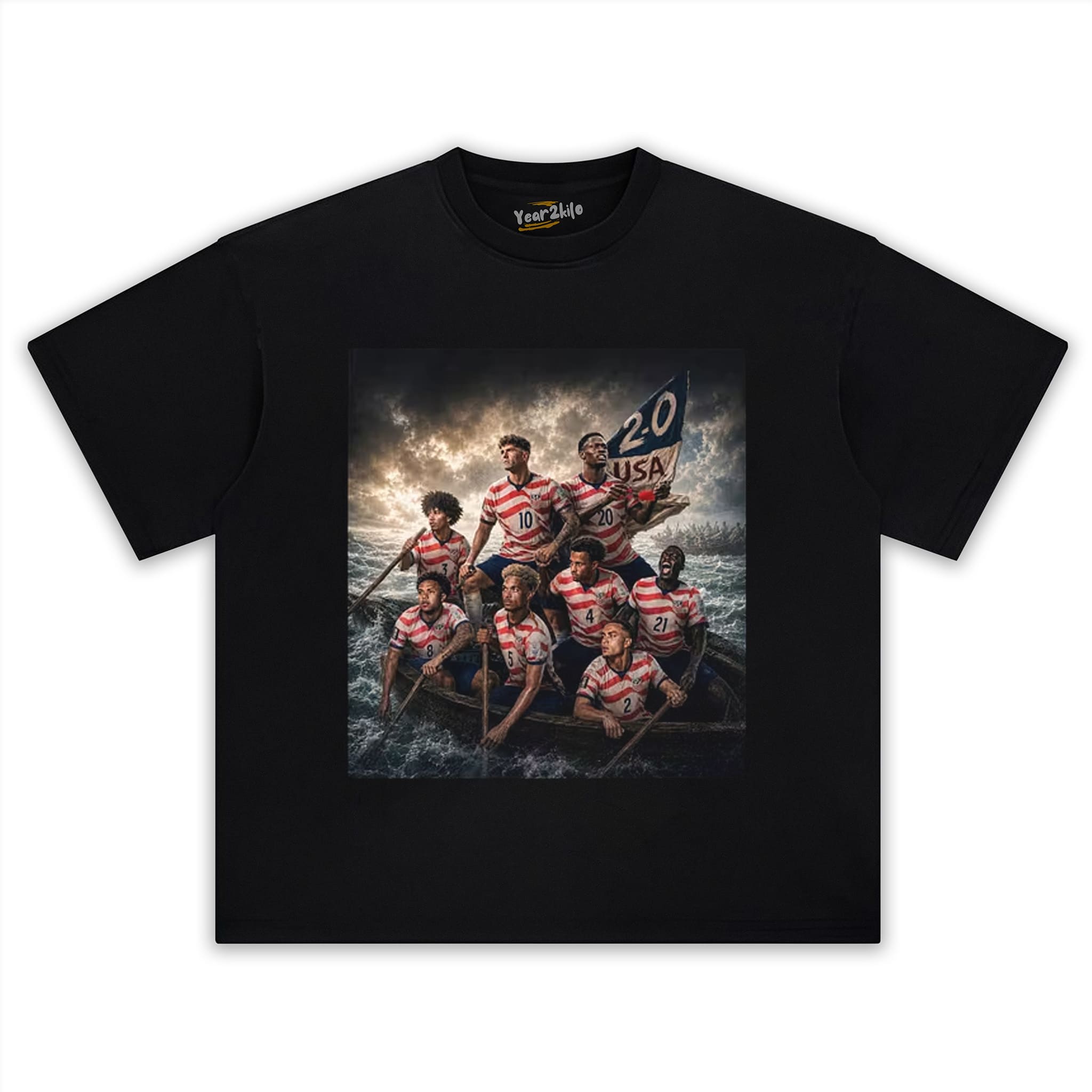 AMERICAN SOCCER TANK TOP & TEE & LONG SLEEVE & LAYERED LS & HOODIE