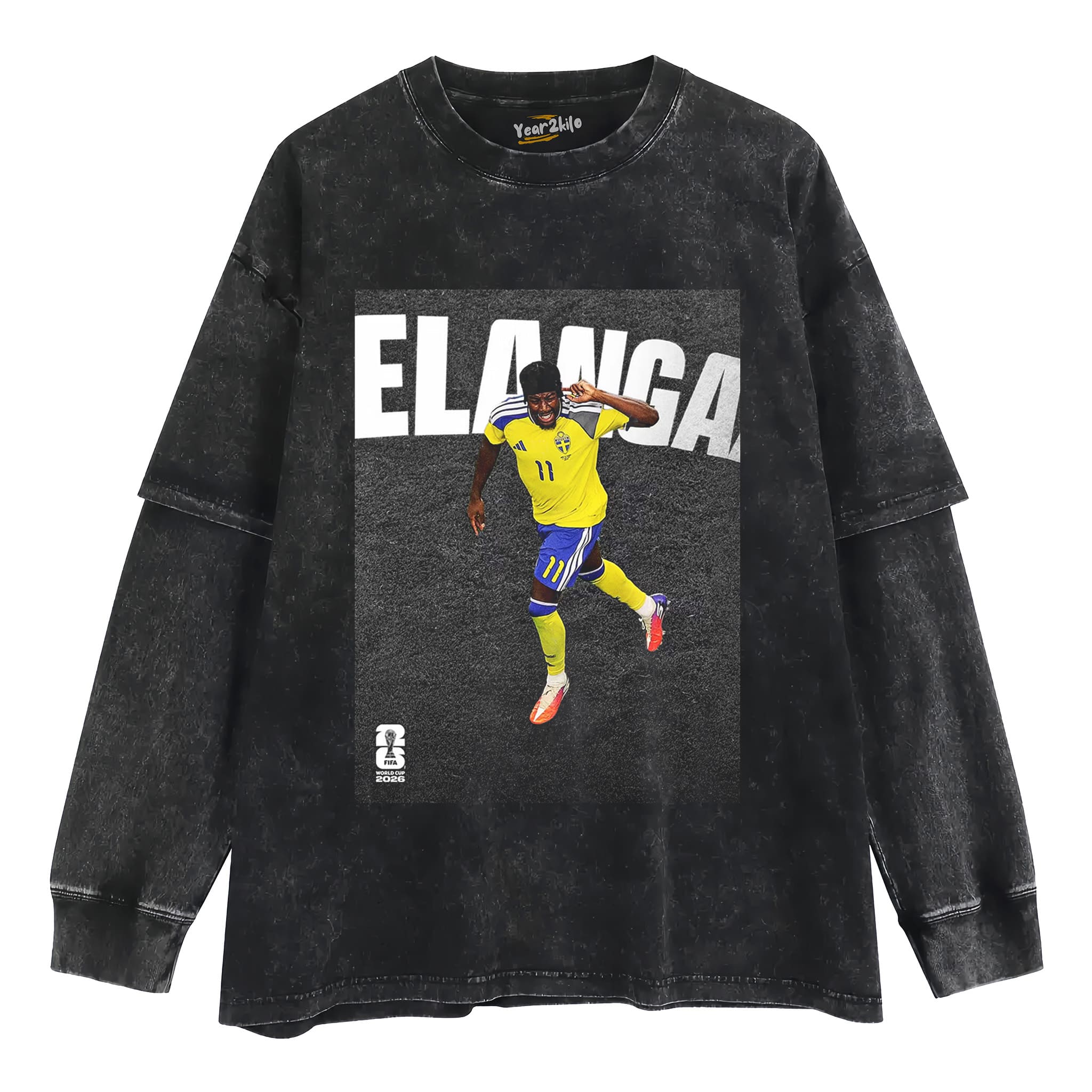 ANTHONY ELANGA SWEDEN V2 TANK TOP & TEE & LONG SLEEVE & LAYERED LS & HOODIE
