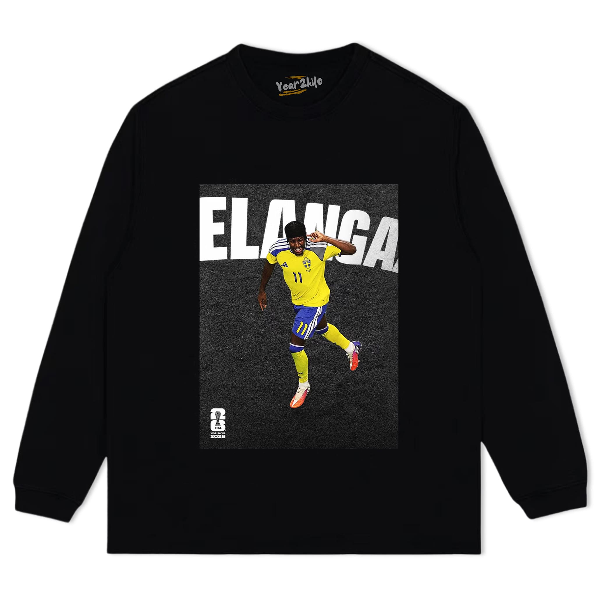 ANTHONY ELANGA SWEDEN V2 TANK TOP & TEE & LONG SLEEVE & LAYERED LS & HOODIE