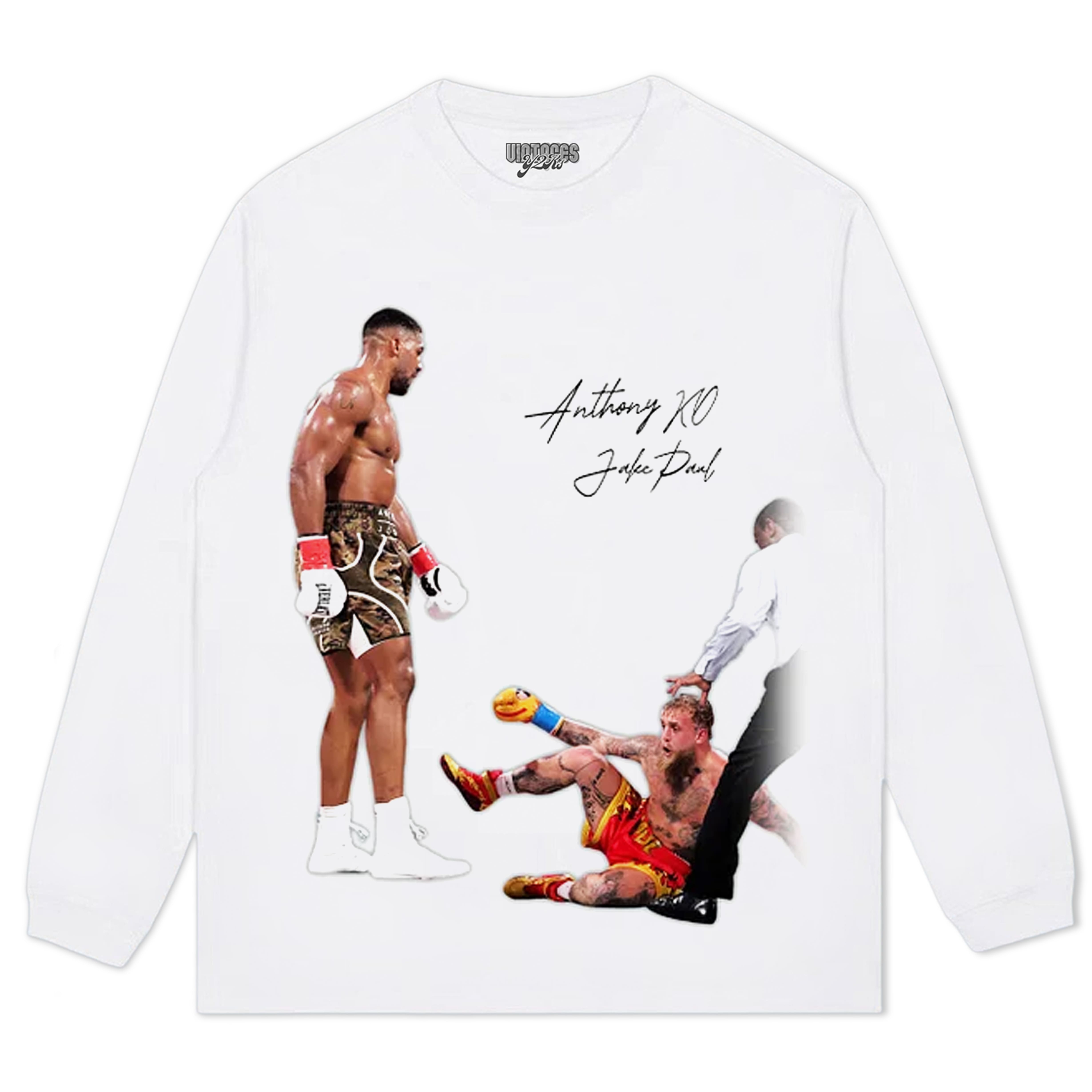 ANTHONY JOSHUA VS JAKE PAUL V2 TEE & LS & HOODIE