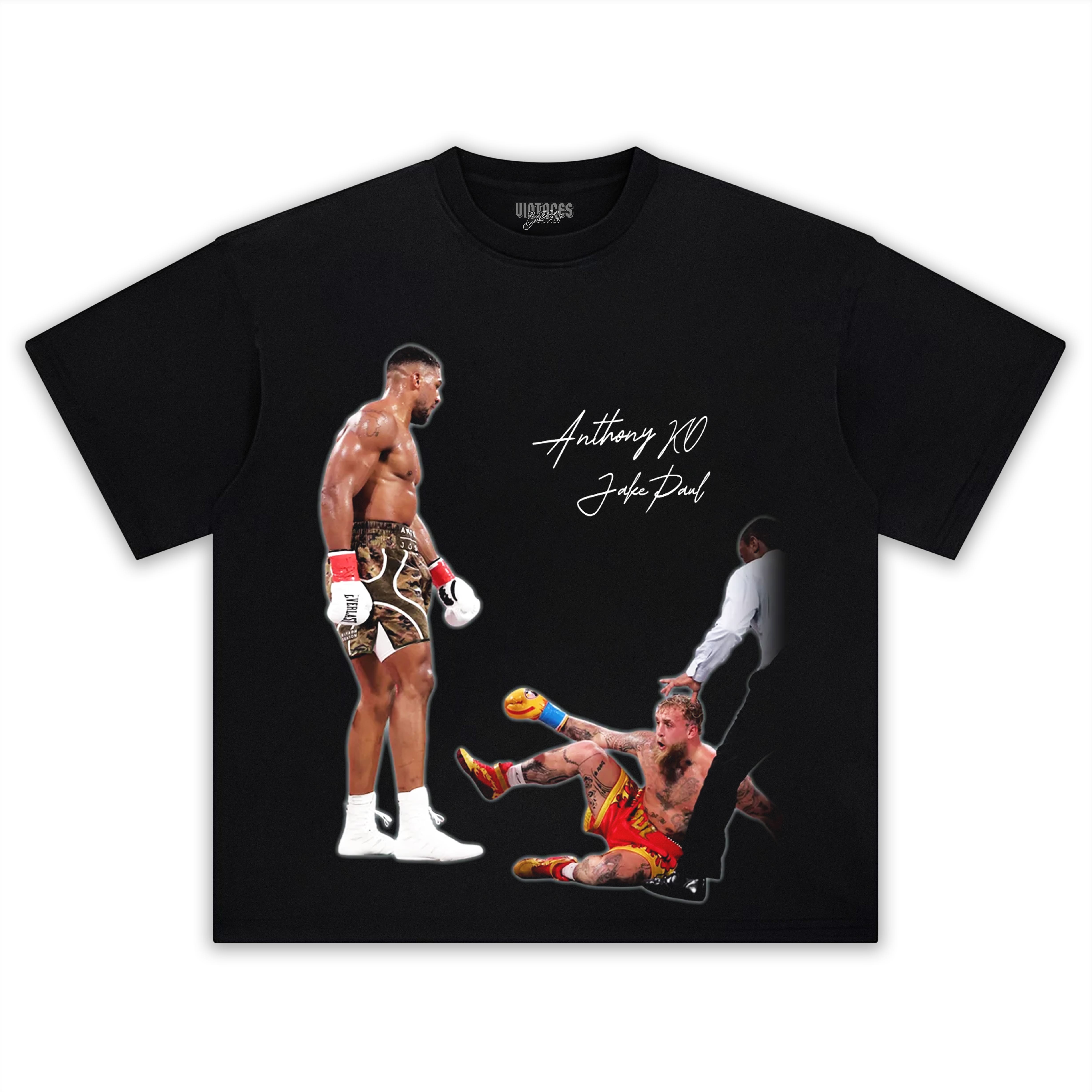 ANTHONY JOSHUA VS JAKE PAUL V2 TEE & LS & HOODIE