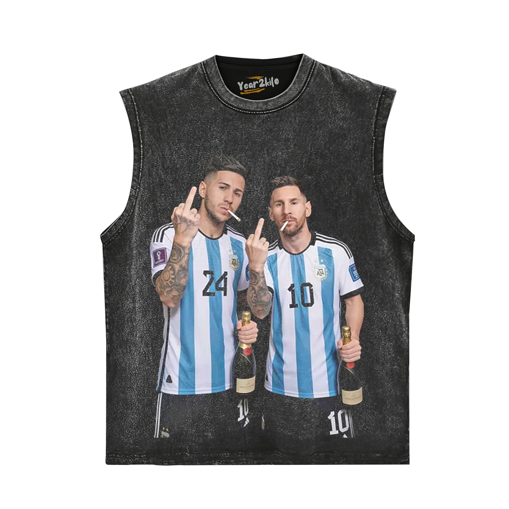 ARGENTINA MESSI ENZO FUNNY VINTAGE TANK TOP & TEE & LONG SLEEVE & LAYERED LS & HOODIE